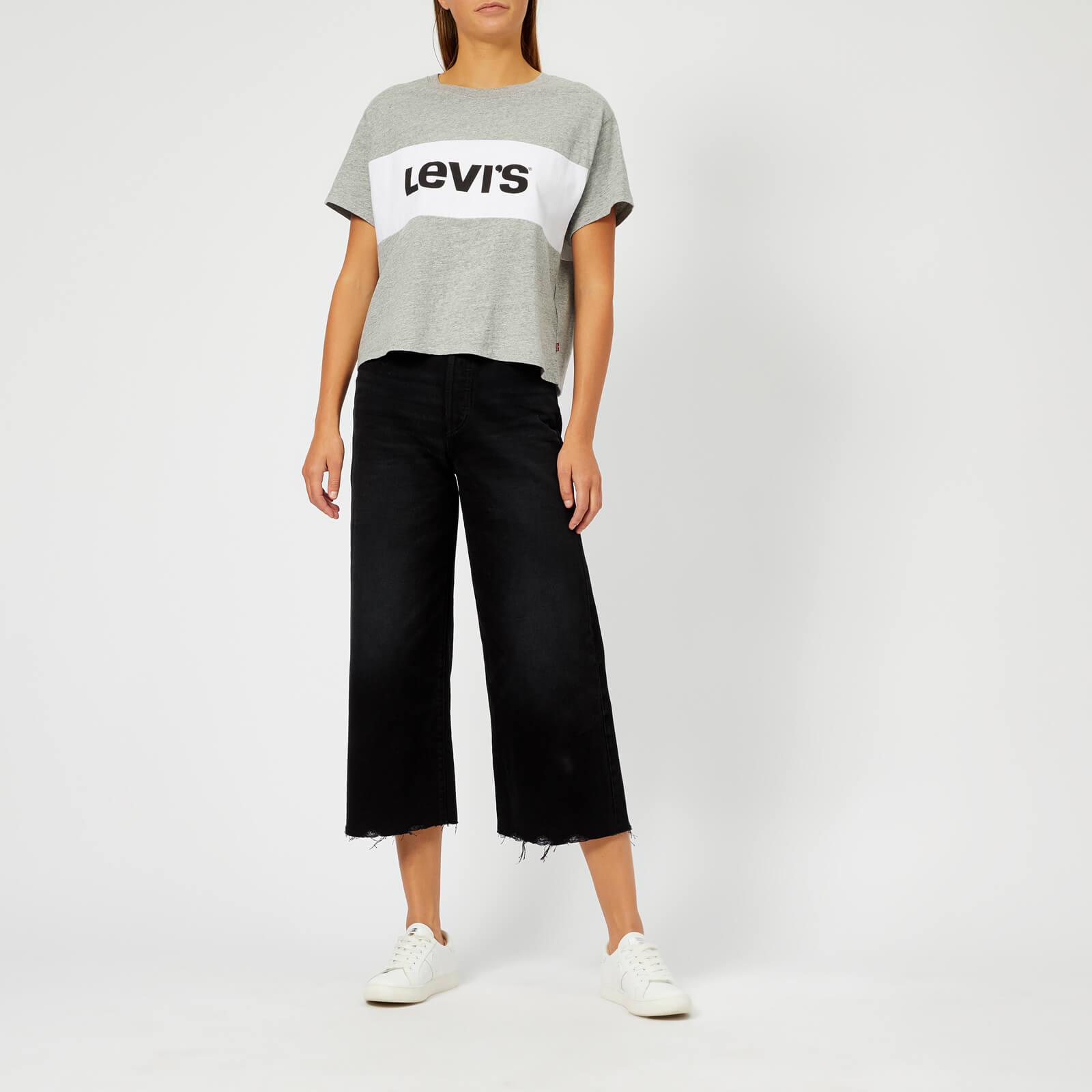 levi's high water wide leg black