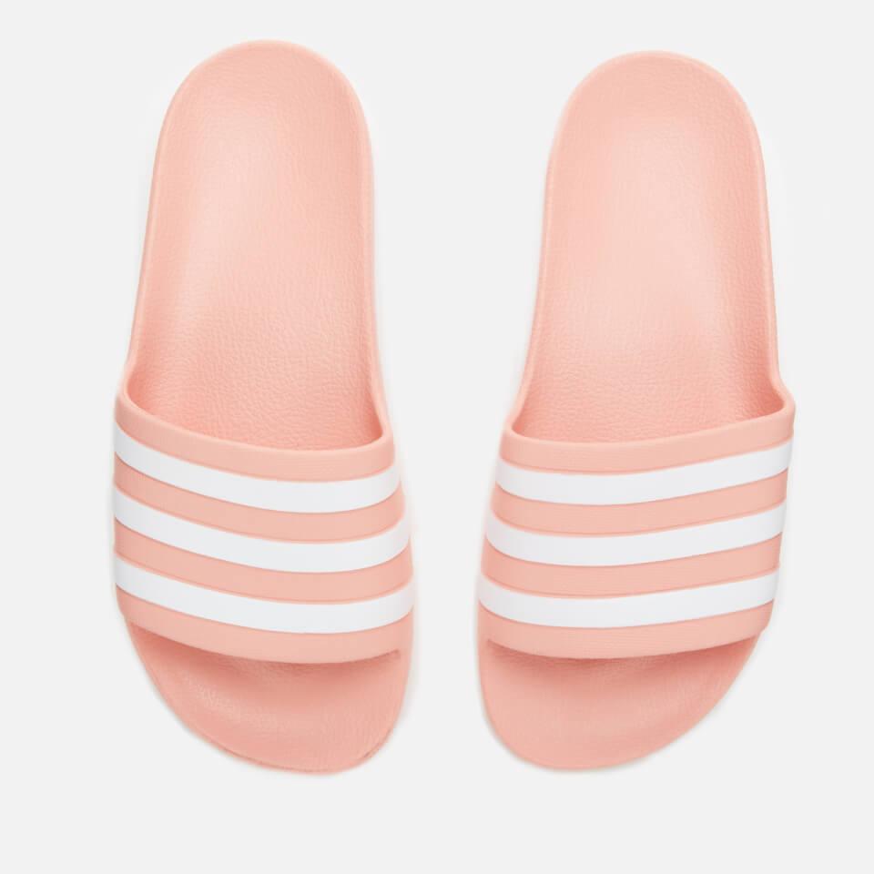 adilette aqua slides pink