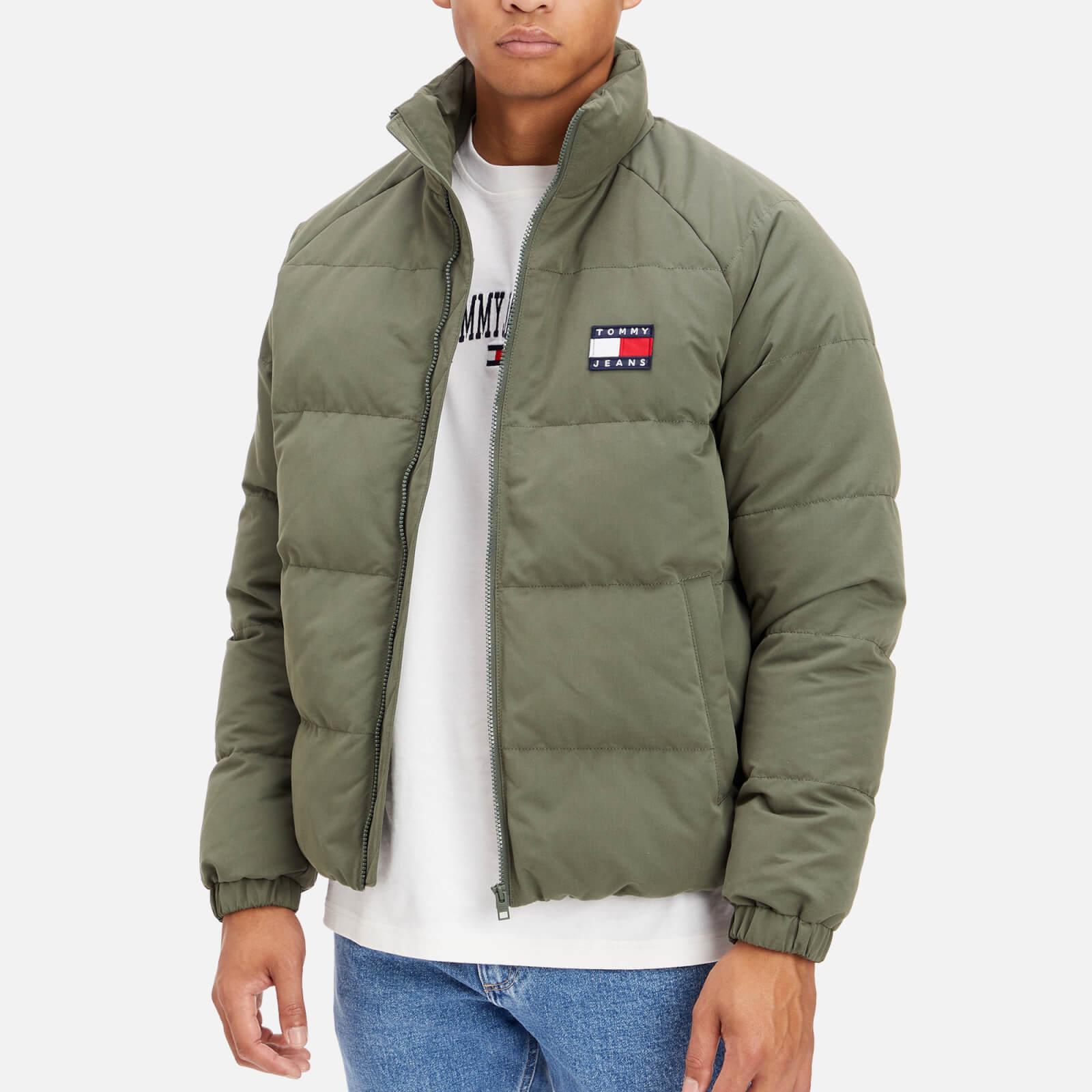 Tommy Hilfiger Logo-print Quilted Shell Puffer Jacket in Green for Men |  Lyst UK
