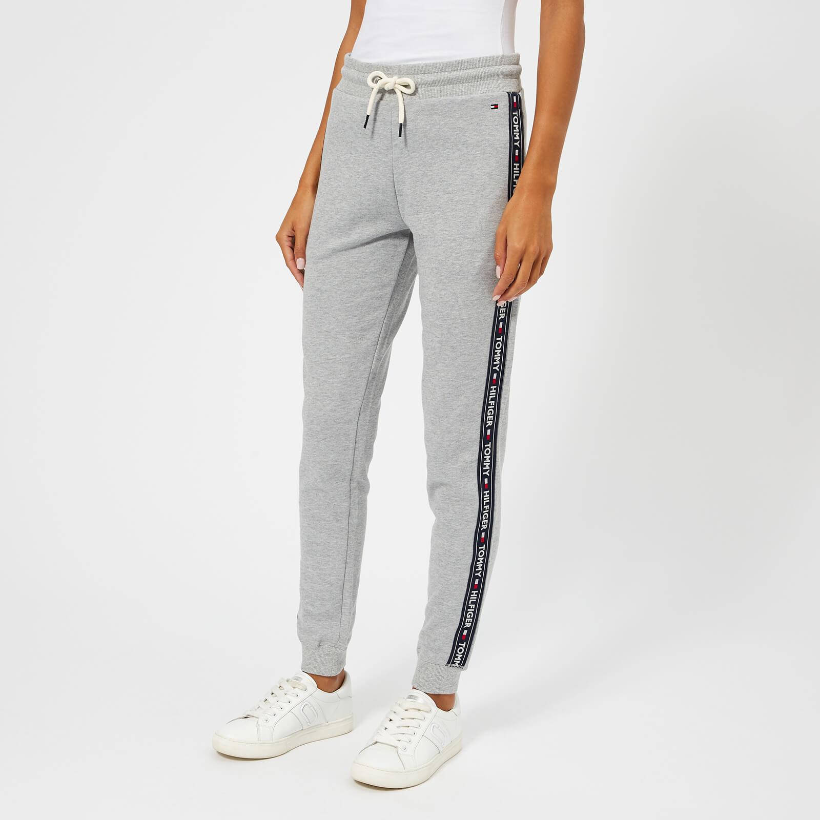 Tommy Hilfiger Cotton Track With Logo Trim Down Side in Grey (Gray) - Lyst