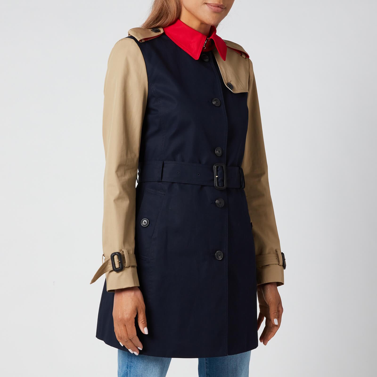 Tommy Hilfiger Sb Cotton Trench Coat in Blue | Lyst Canada