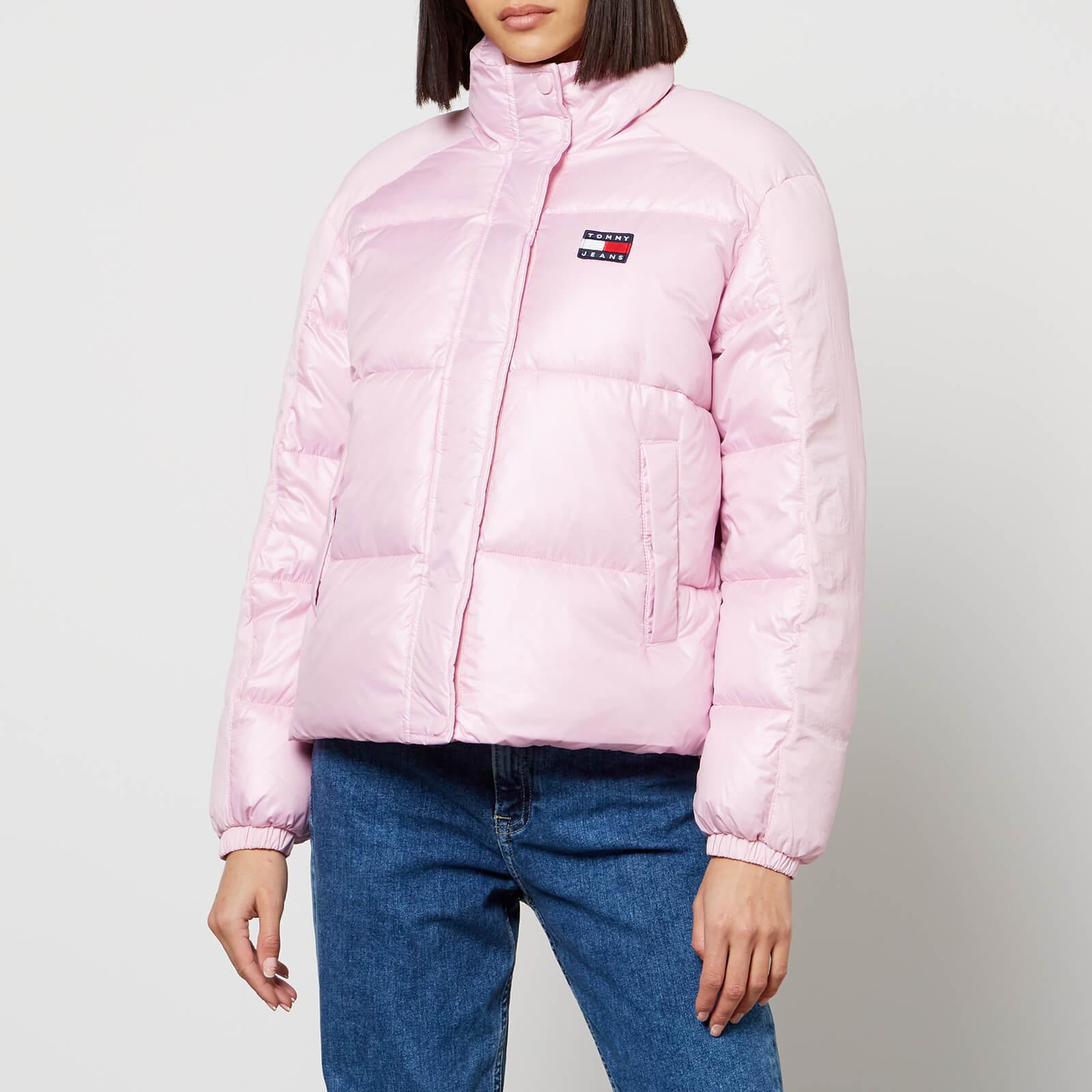 Tommy Hilfiger Quilted Shell Puffer Coat in Pink | Lyst