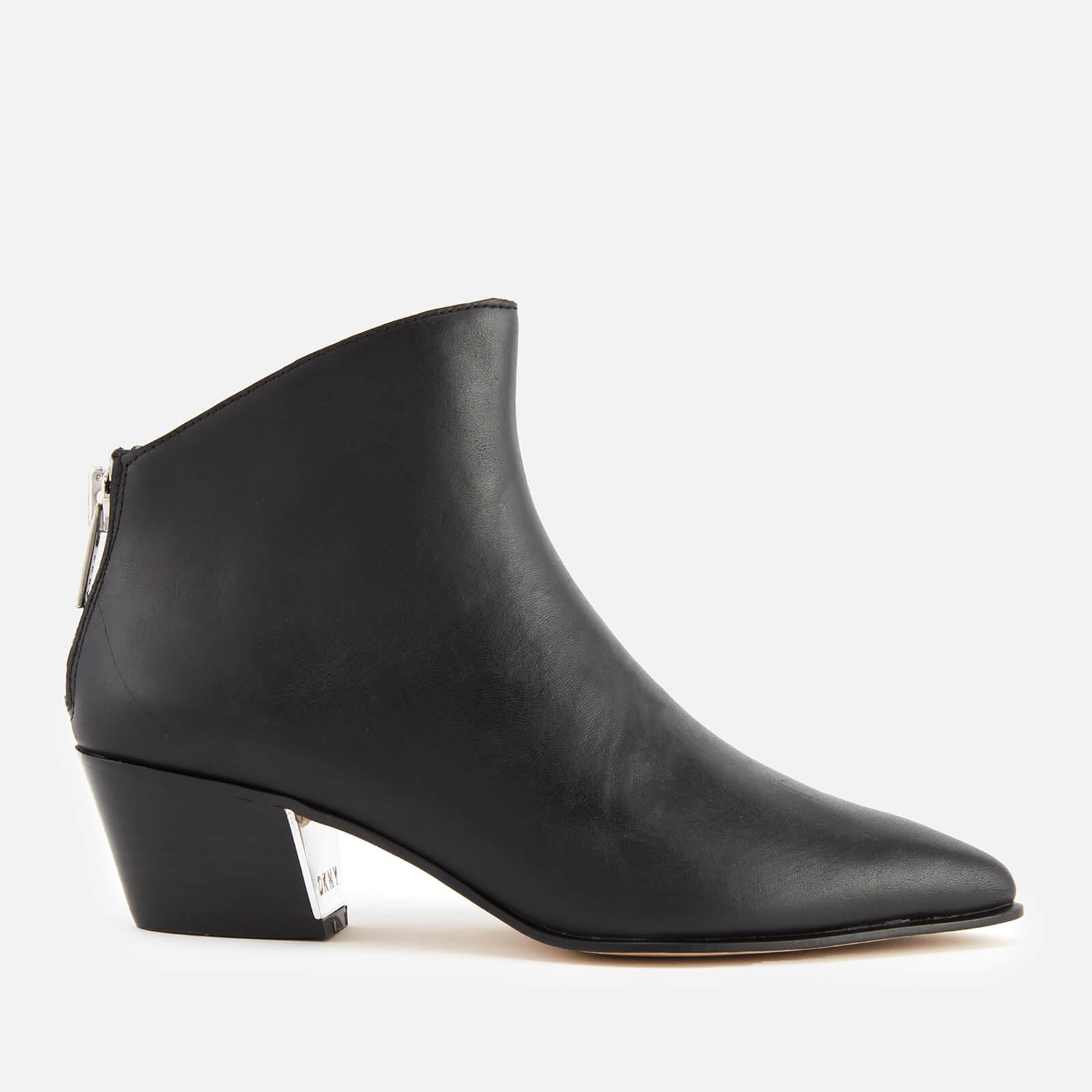 dkny black booties