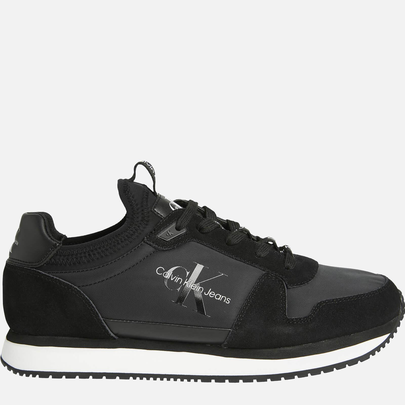 Calvin Klein Retro Running Style Trainers in Black for Men | Lyst
