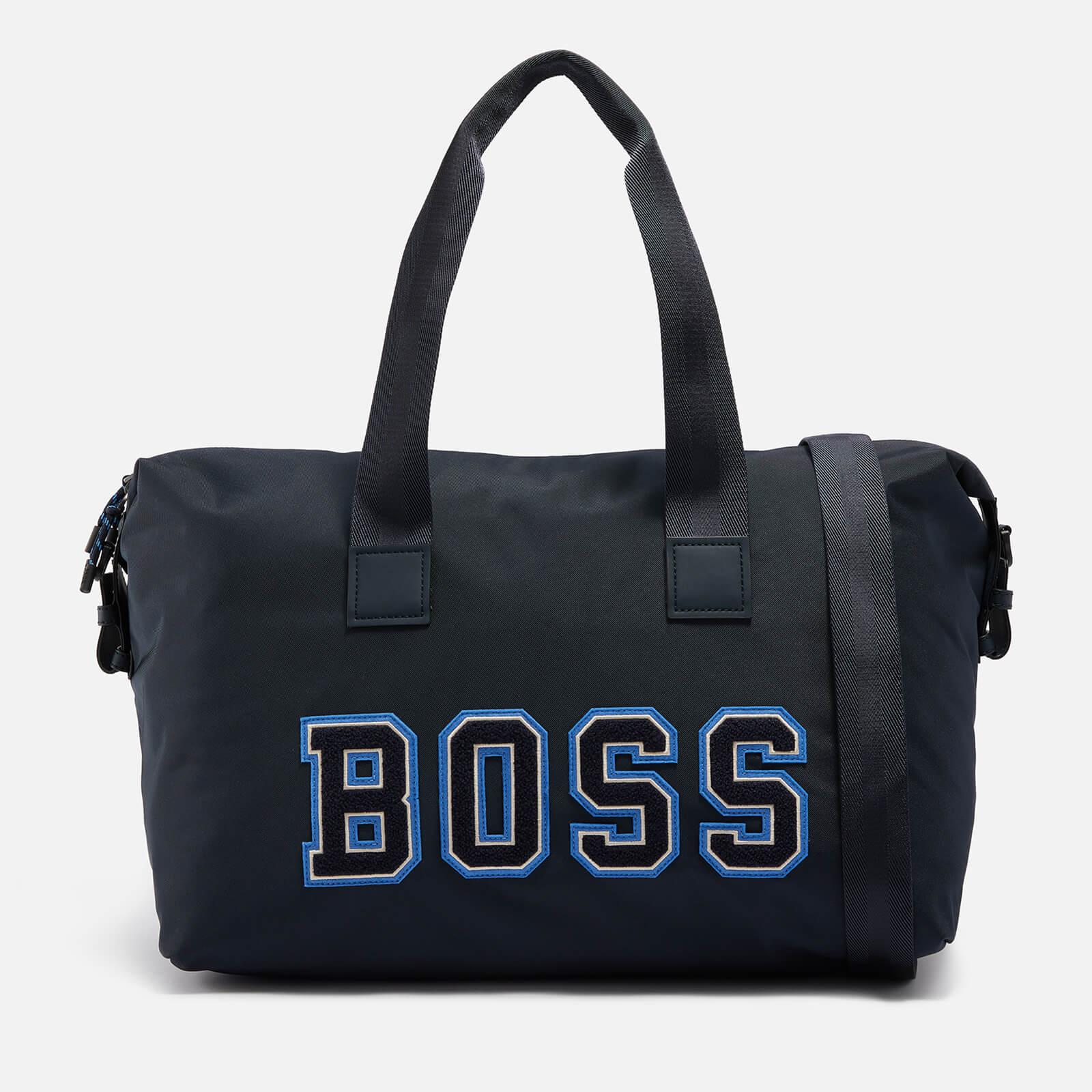 BOSS by HUGO BOSS Catch 2.0 Logo-appliqué Canvas Holiday Bag in Black ...