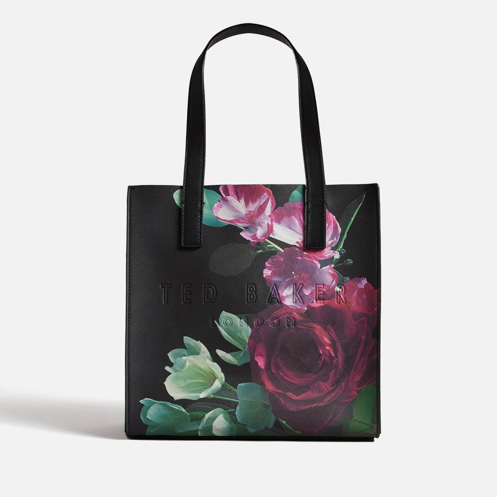 Ted Baker Papiecn Small Floral Icon Faux Leather Tote Bag in Black Lyst Canada