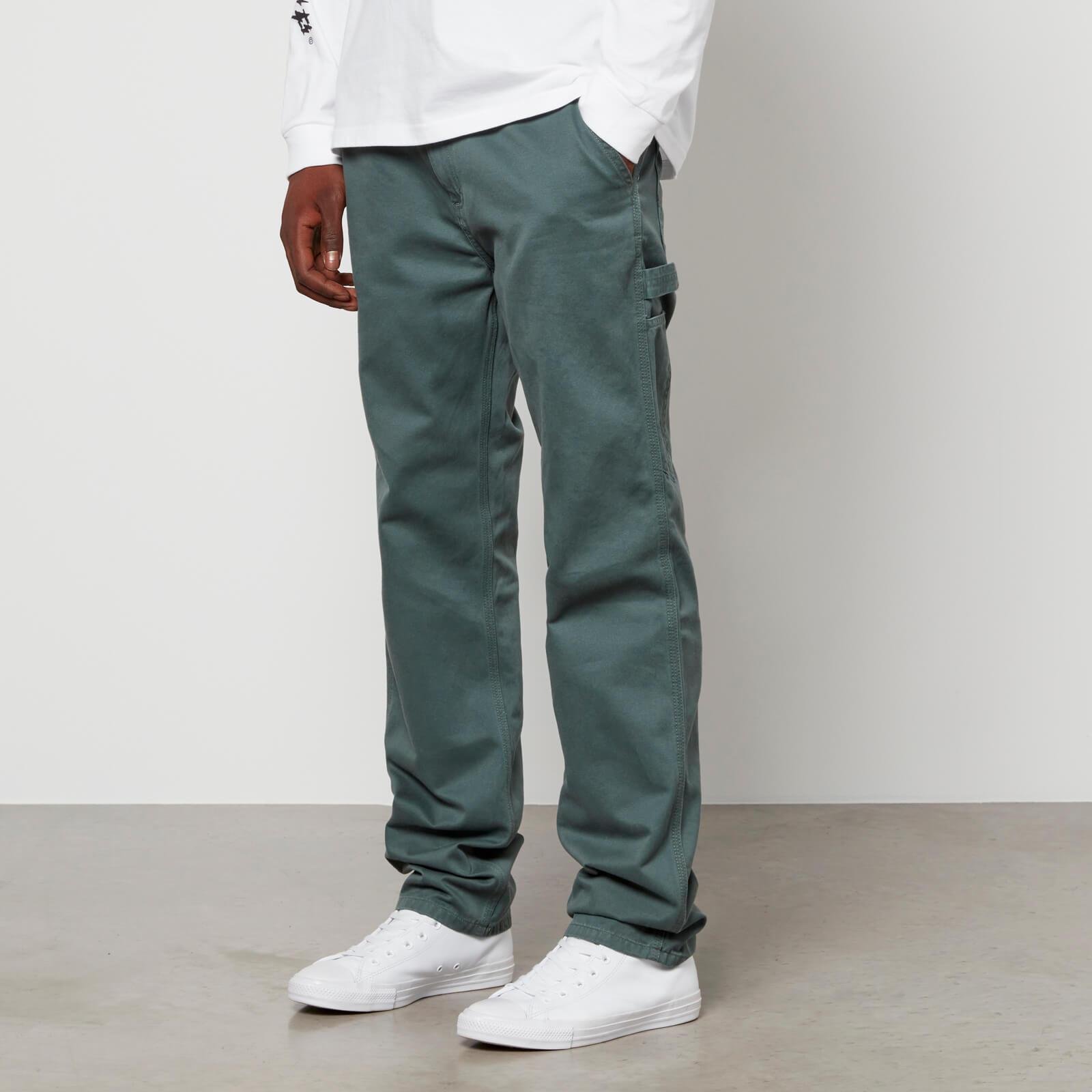 Carhartt WIP Ruck Single Knee Cotton Trousers in Green for Men | Lyst