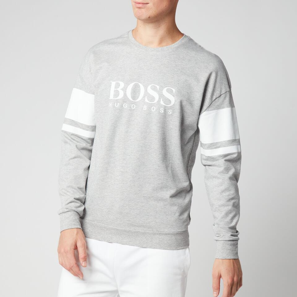 BOSS by Hugo Boss Cotton Authentic Sweatshirt in Grey (Gray) for Men - Lyst
