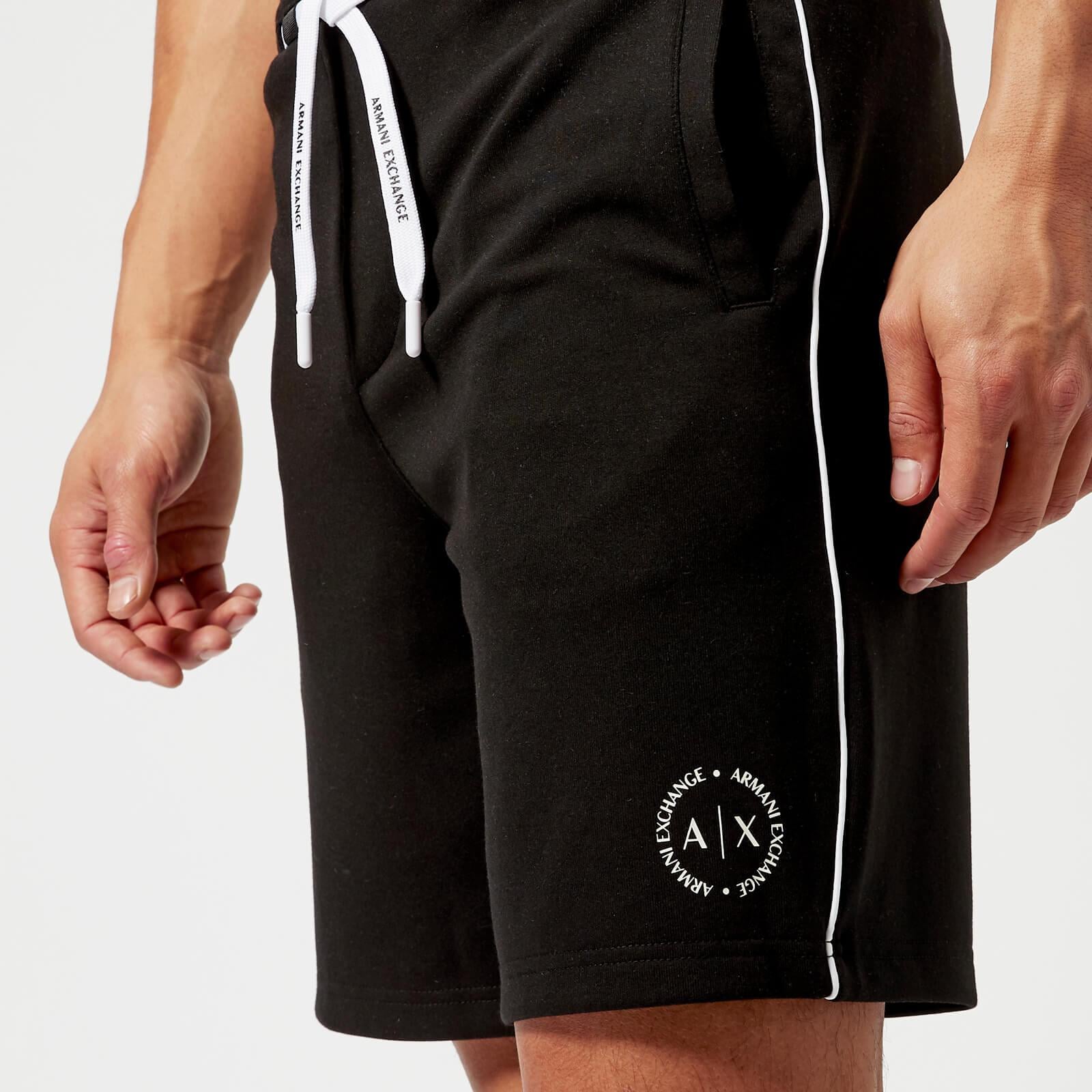 armani fleece shorts