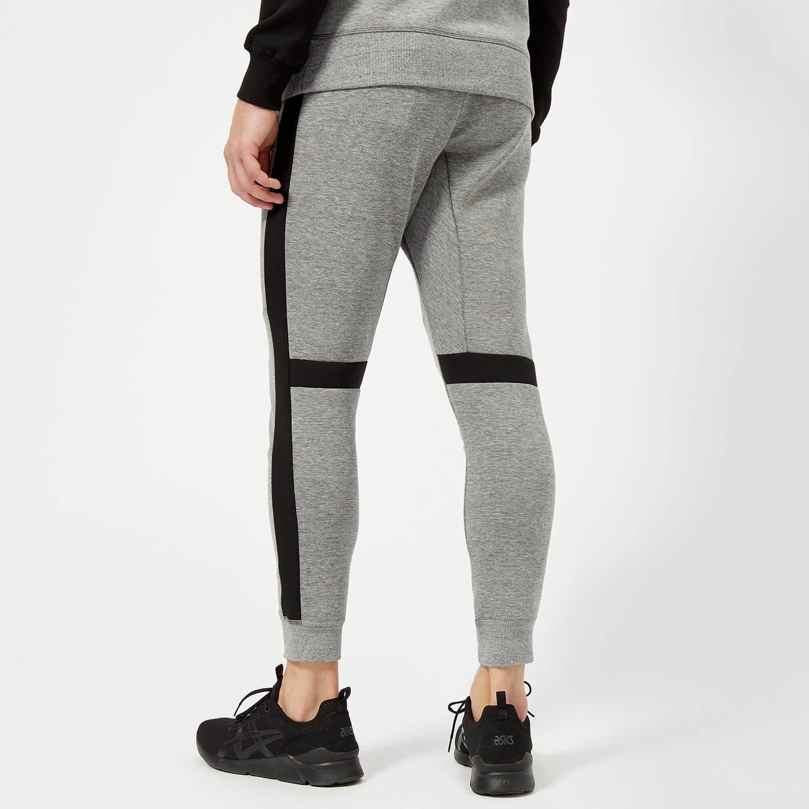 mens joggers with stripe