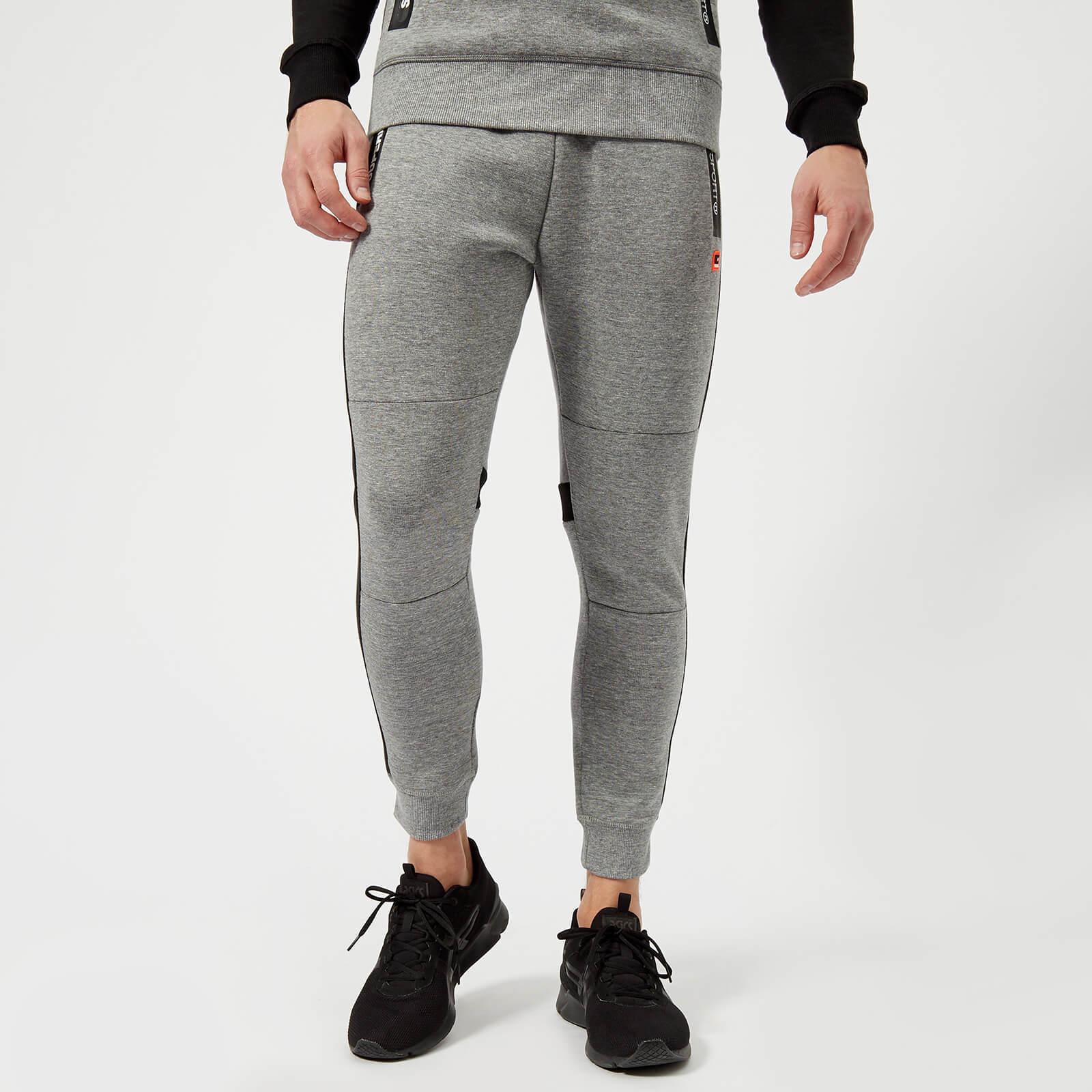 Superdry Cotton Gym Tech Stripe Jogger Pants in Grey (Gray) for Men - Lyst
