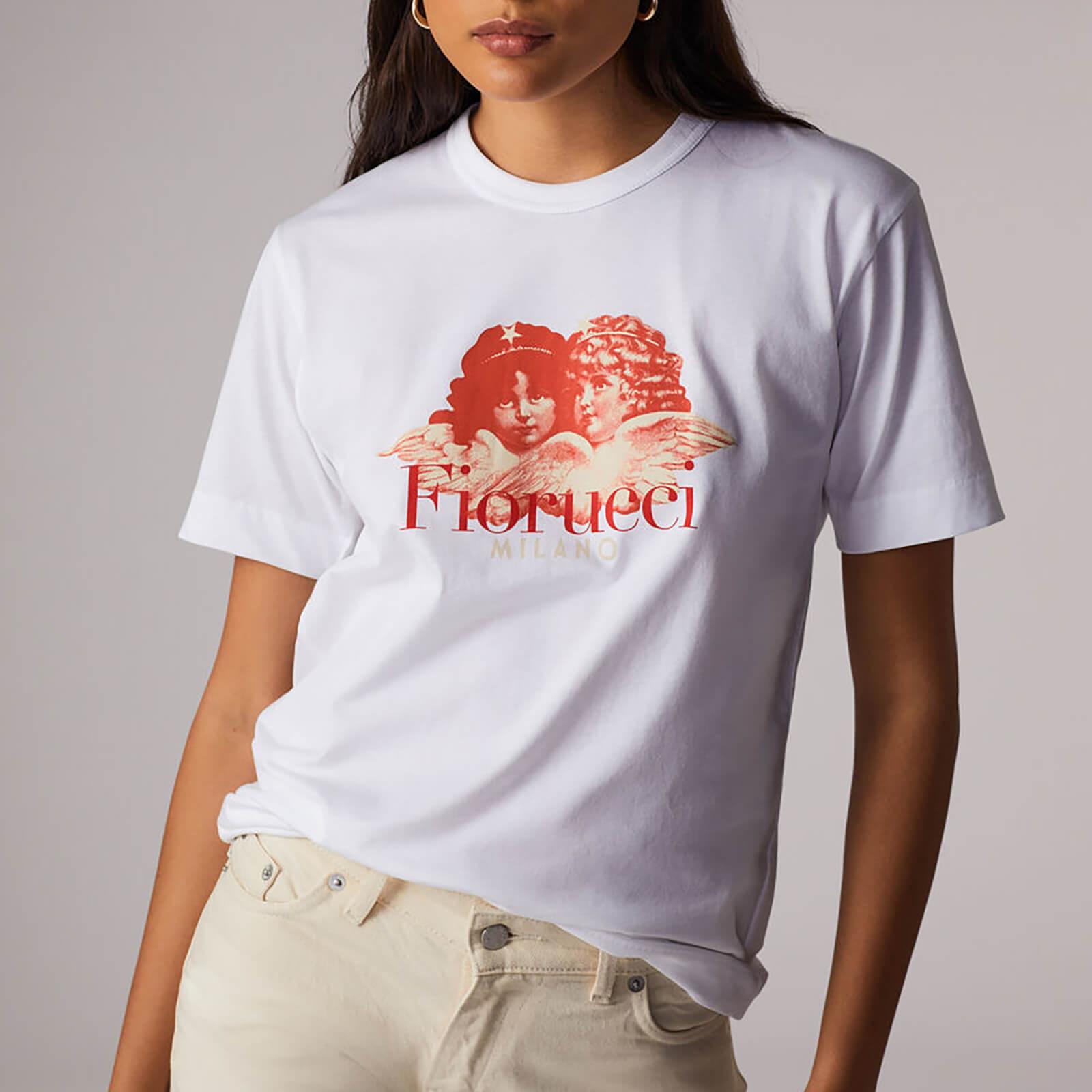 Fiorucci Angel Cottonjersey Tshirt in Gray Lyst