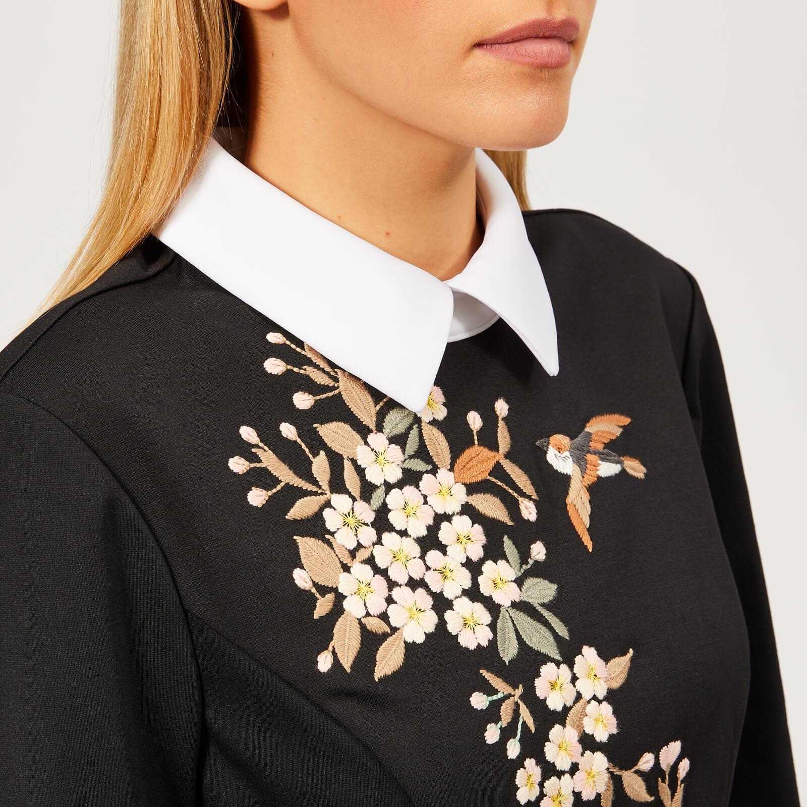 ted baker ellan embroidered dress