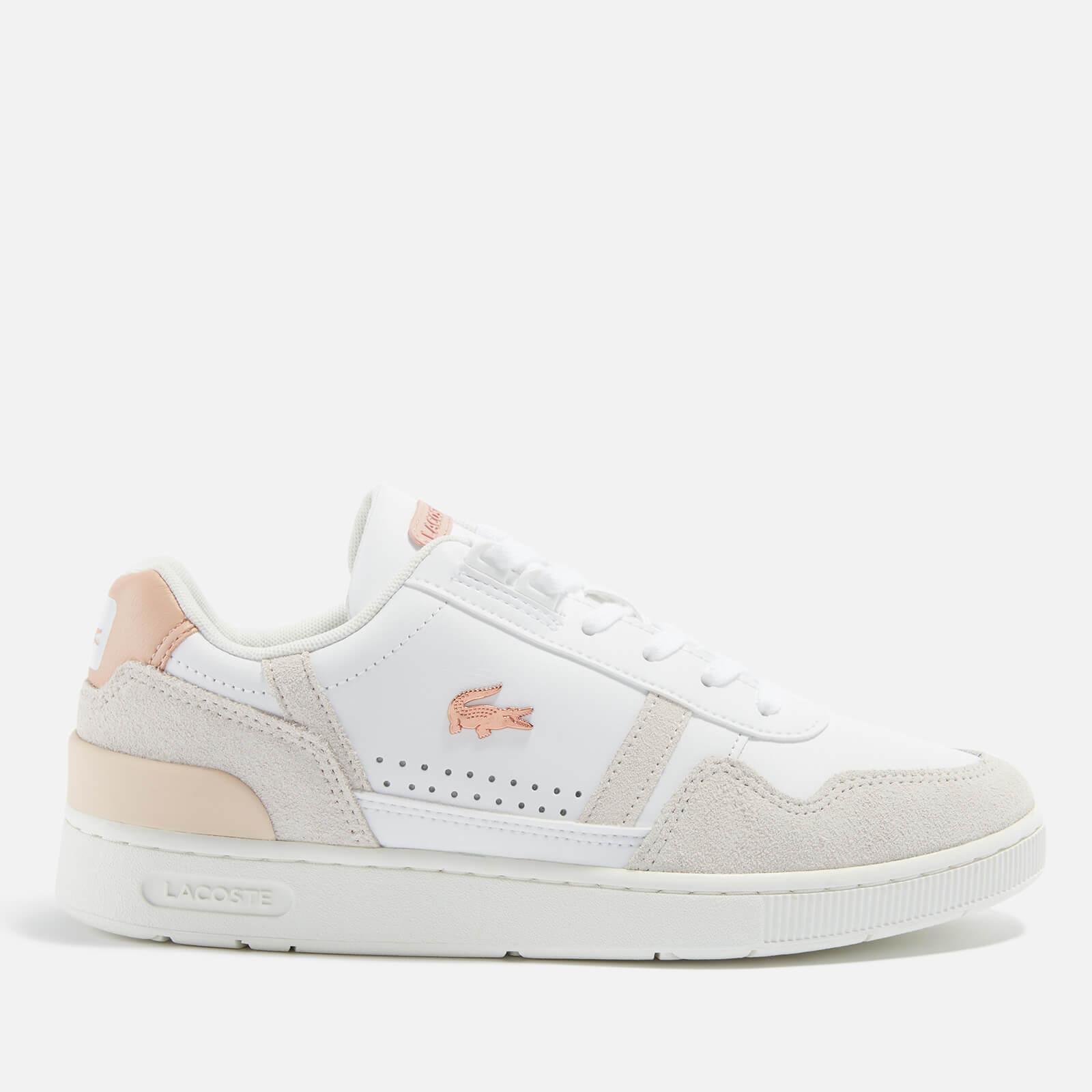 Lacoste T-clip 222 6 Leather Trainers in White | Lyst