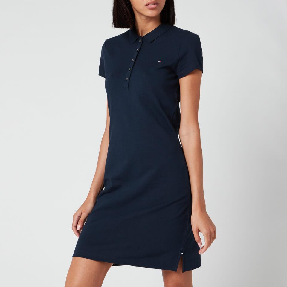 Tommy Hilfiger Cotton Heritage Slim Polo Dress in Blue - Lyst