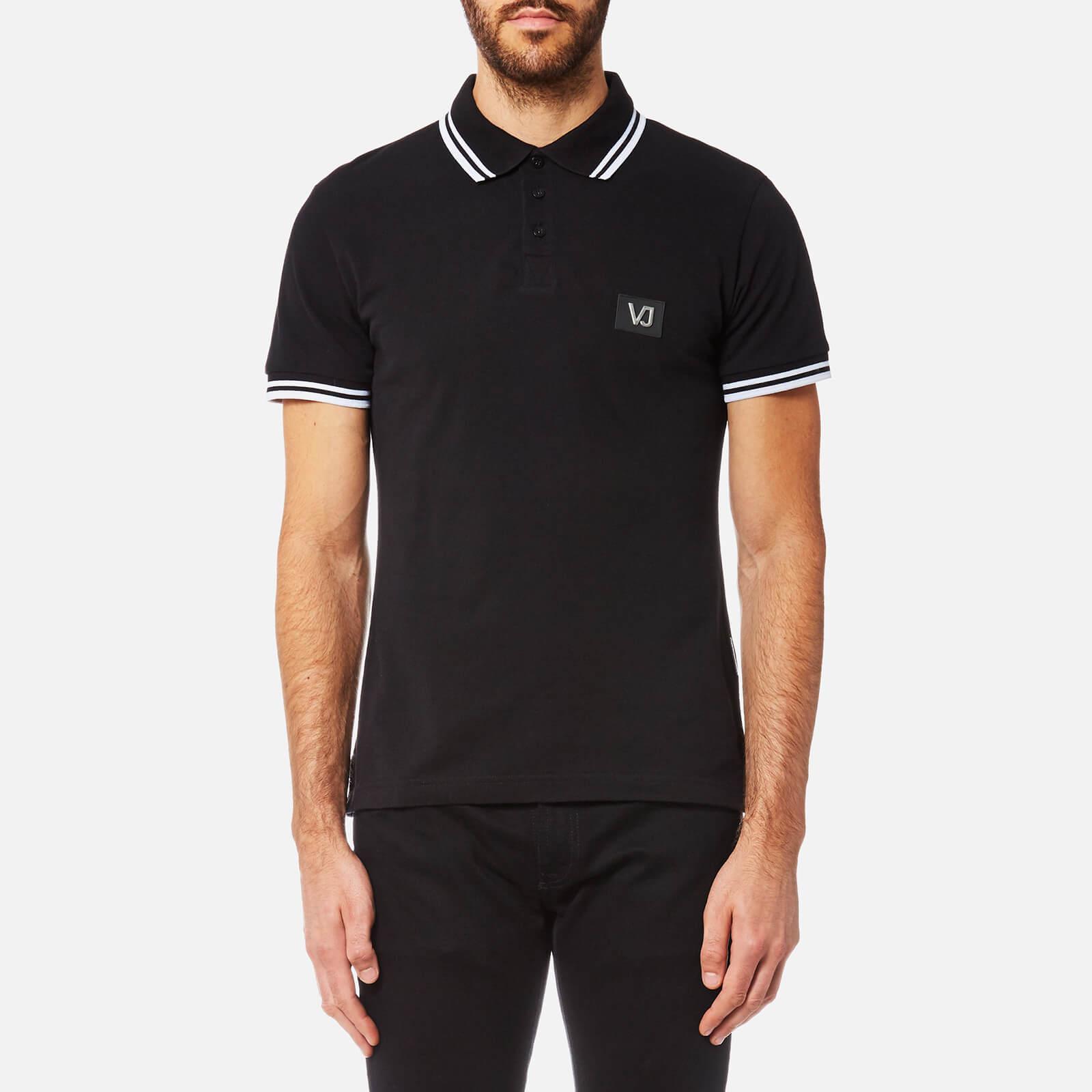 versace jeans tipped polo t shirt versace jeans tipped polo t shirt