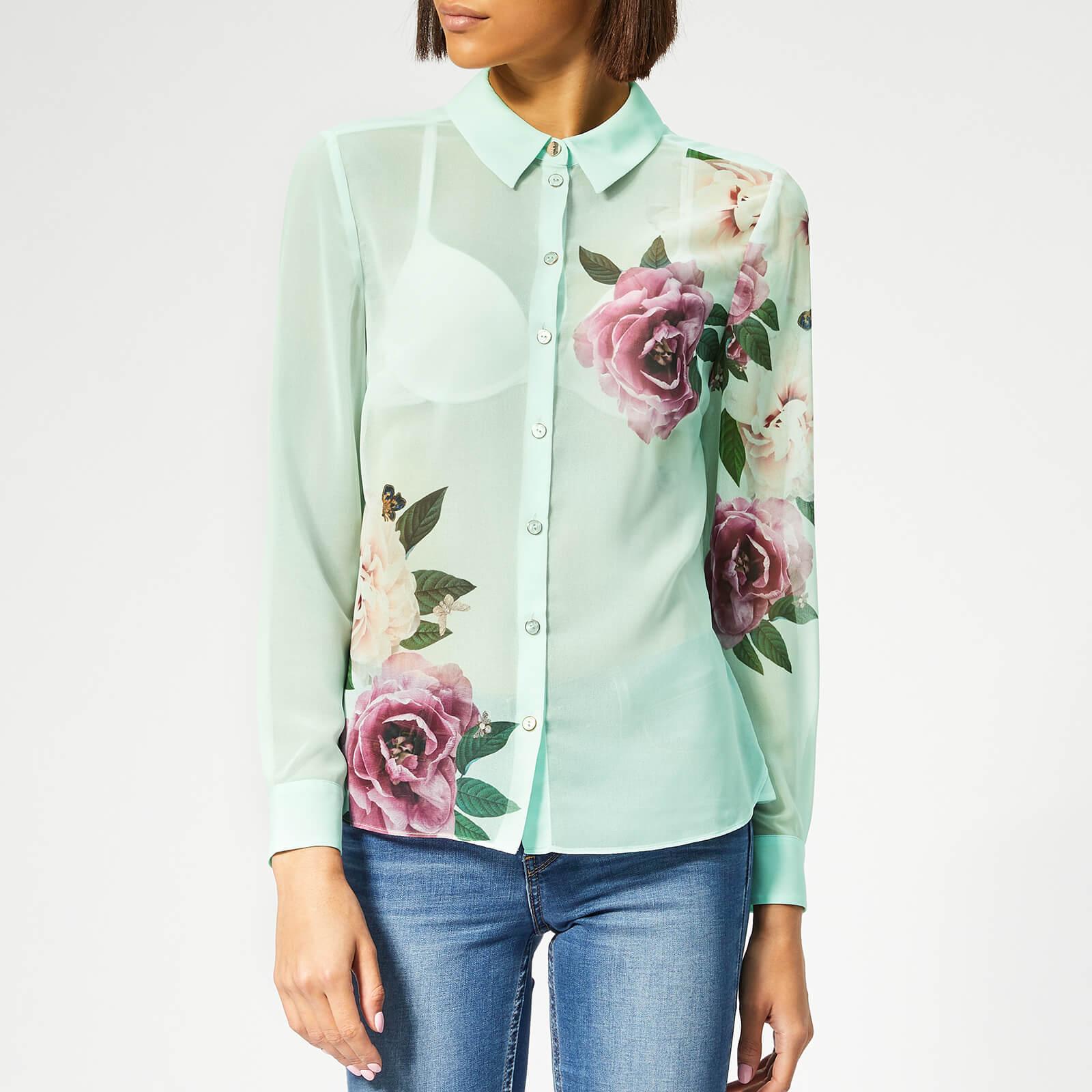 Ted Baker Zaylaa Magnificent Blouse in Green - Lyst