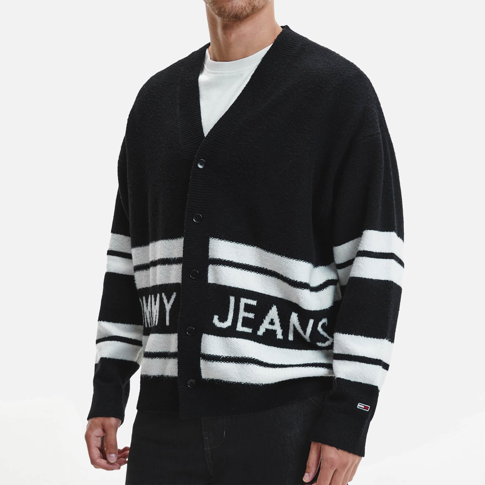 tommy hilfiger black and white sweater