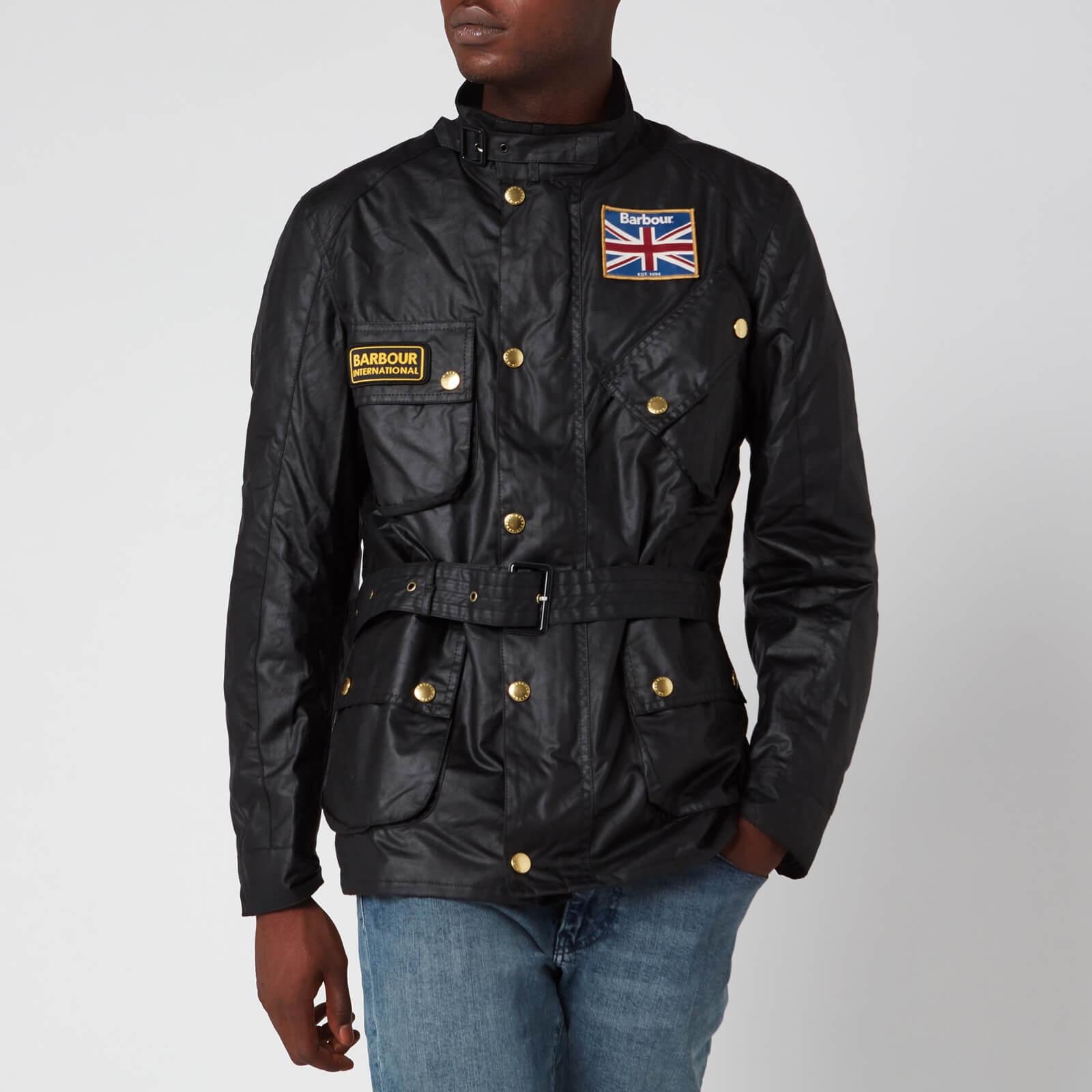 Barbour Men's Union Jack International Coat in Black for Men - Save 26% |  Lyst