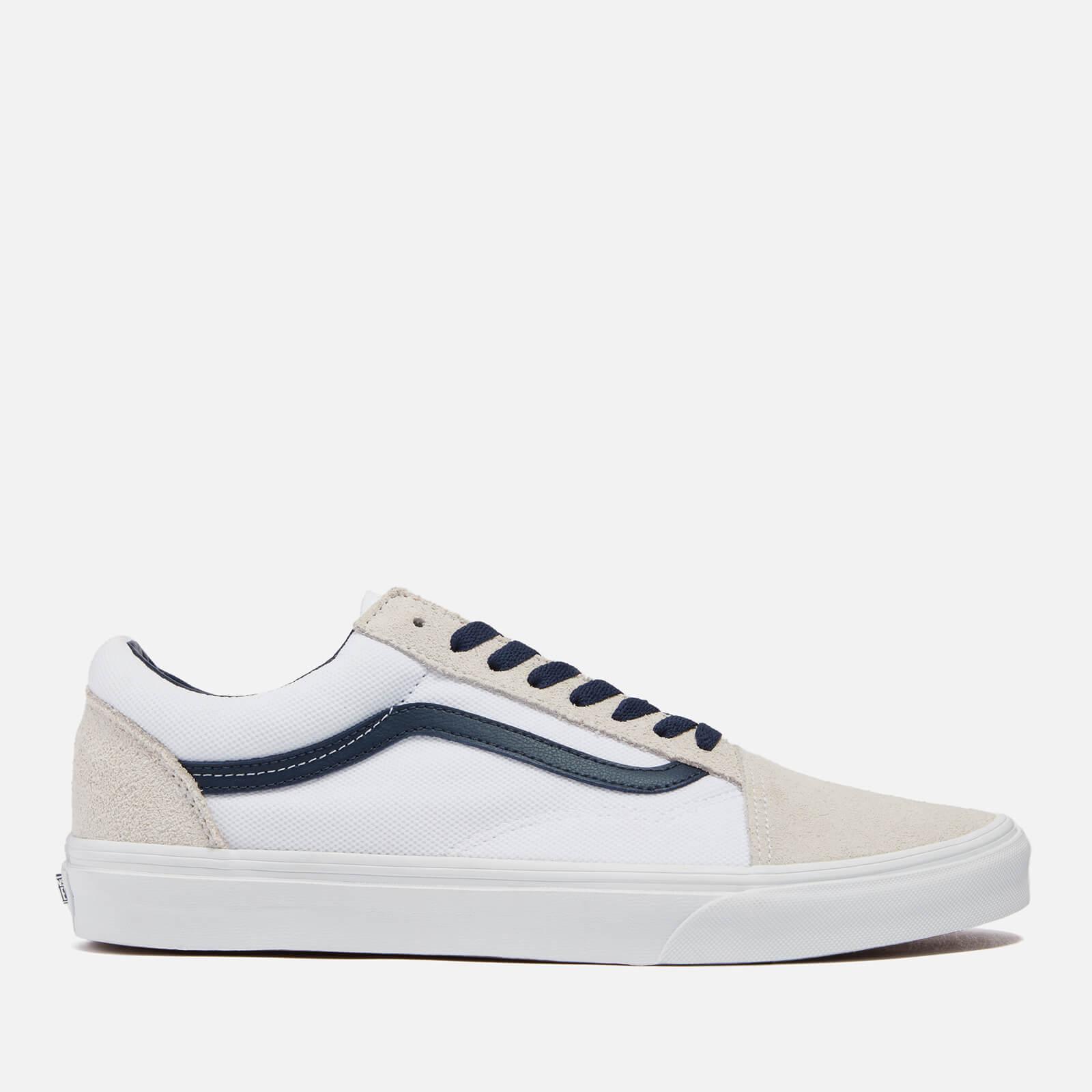 Vans Club Old Skool Mesh And Suede Trainers in White for Men | Lyst