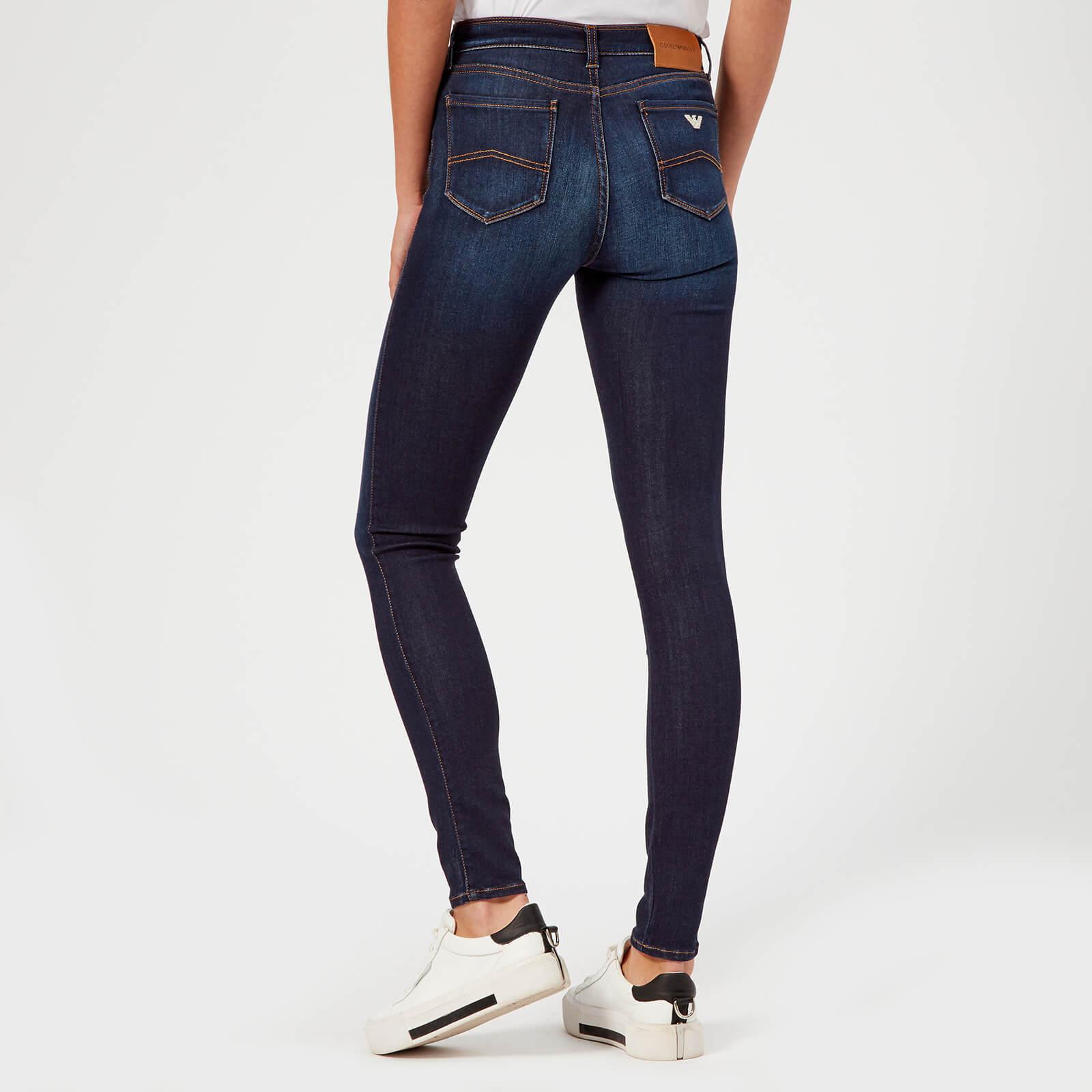 Emporio Armani Denim J20 High Rise Jeans in Blue - Lyst