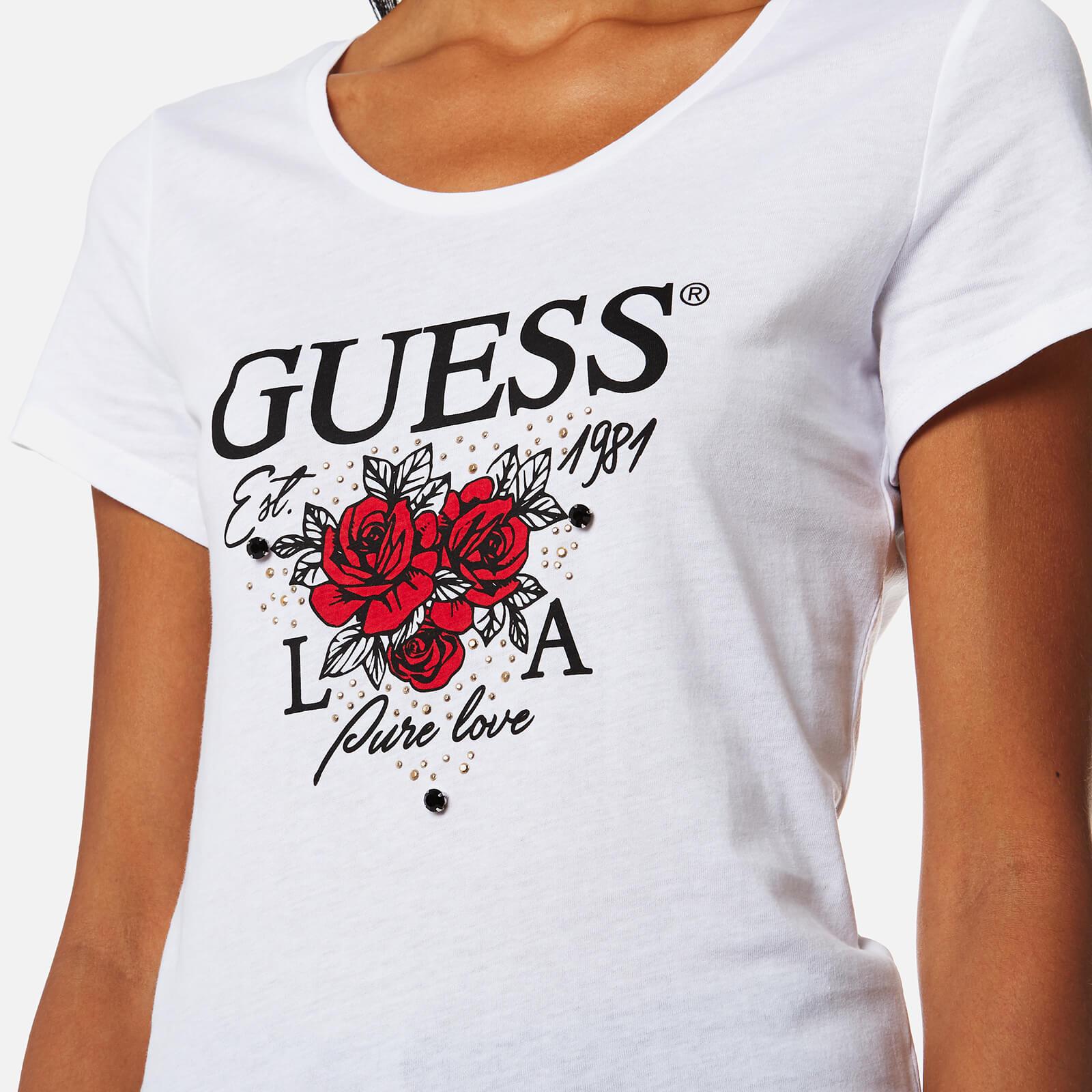 guess rose shirt