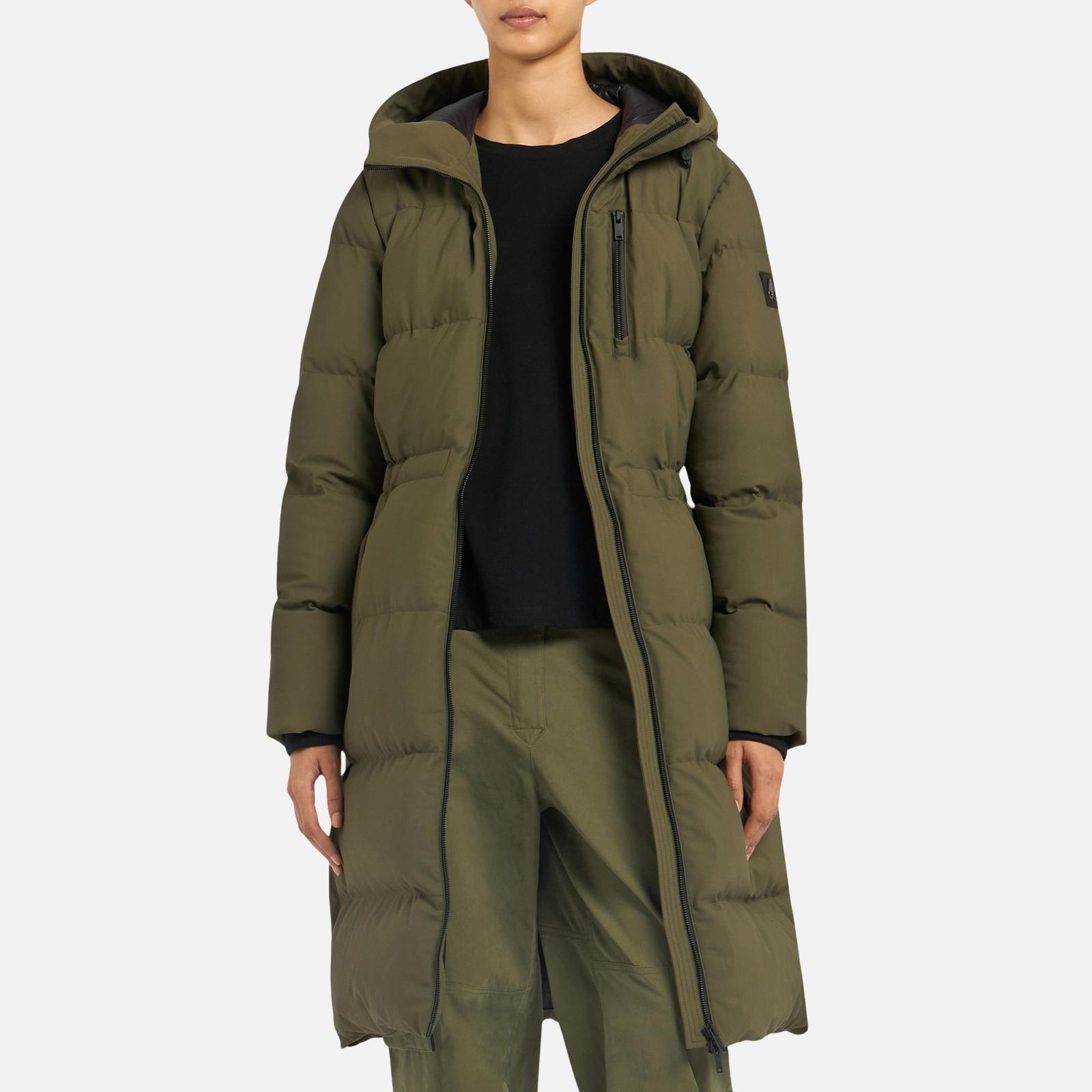 ダウンジャケット・コート MOOSE KNUCKLES 'chelia 3q' green nylon blend parka Chelia 3Q Green Nylon Blend Parka (MOOSE KNUCKLES/コート