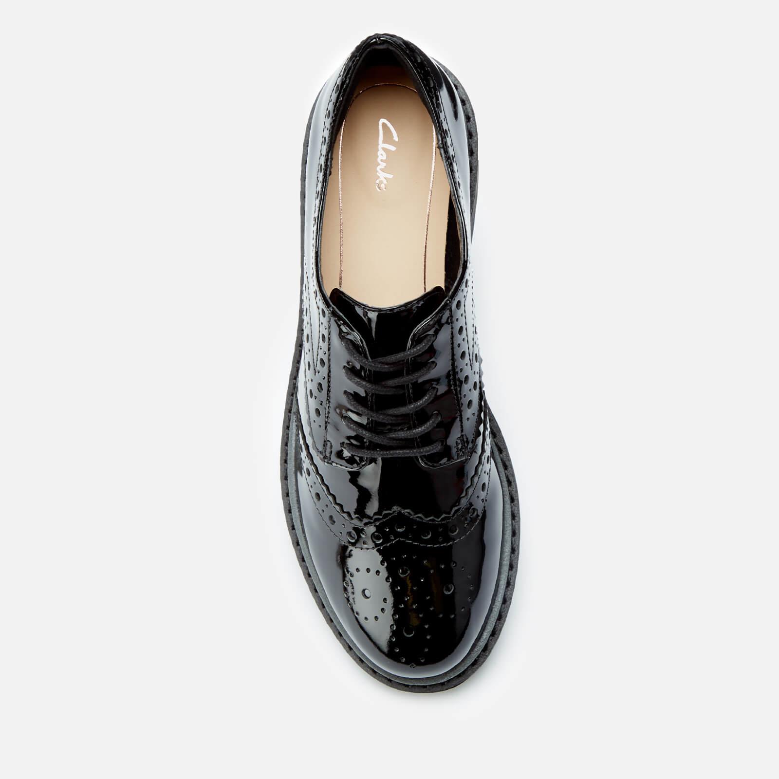clarks patent brogues