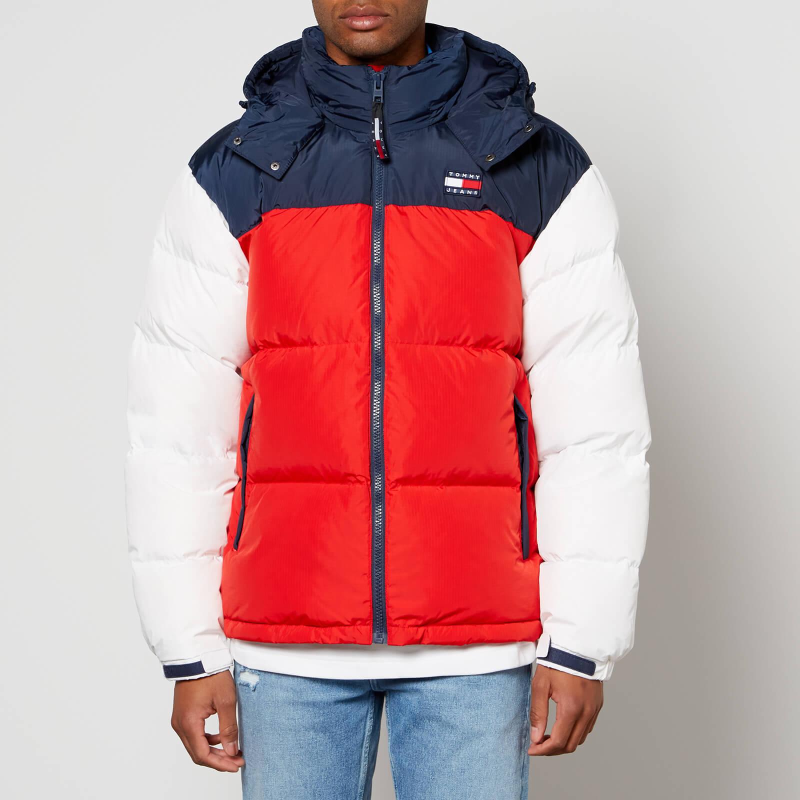 Tommy Hilfiger Alaska Colour-block Recycled Shell Puffer Jacket in Red ...