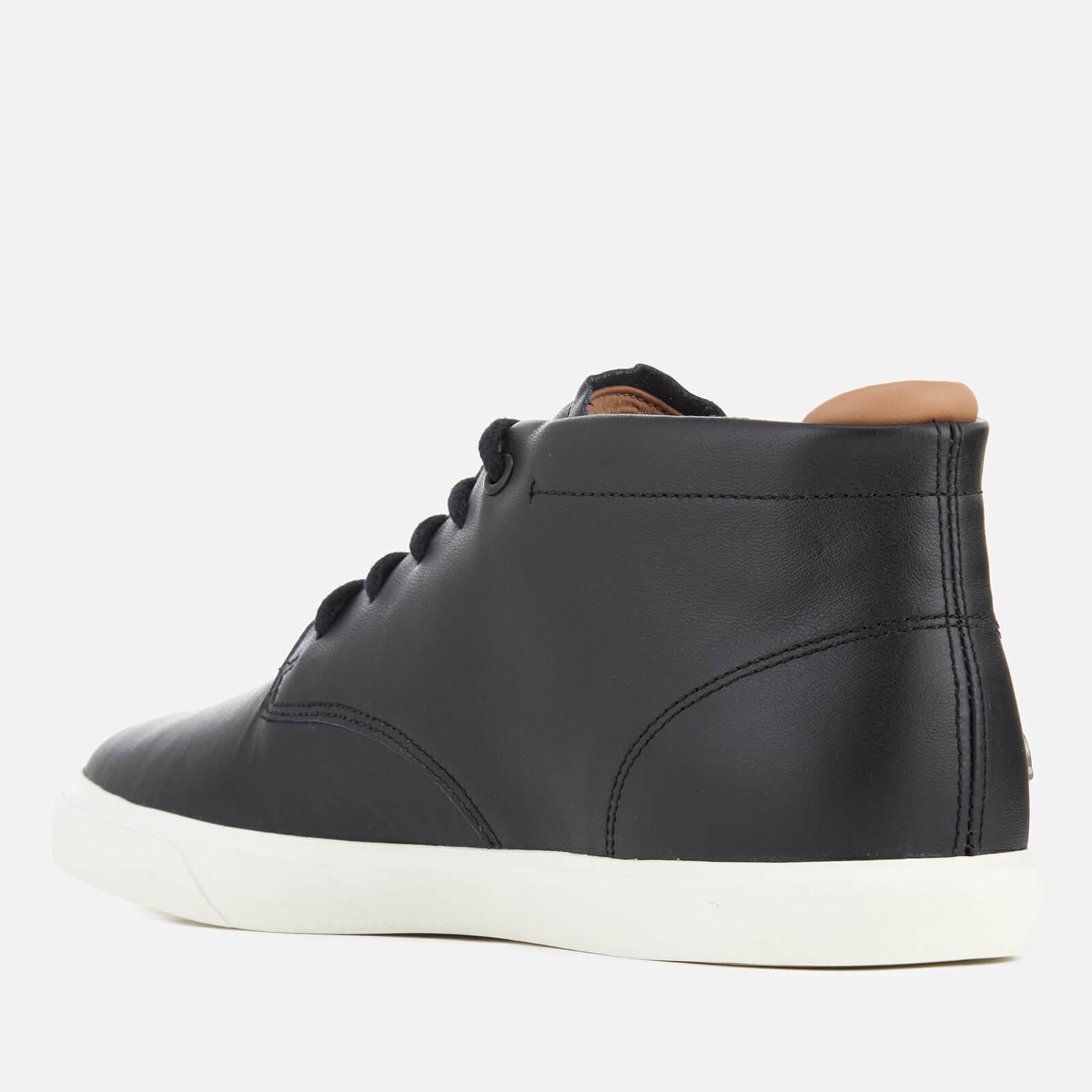 Lacoste Leather Espere Chukka 317 1 Boots in Black for Men | Lyst