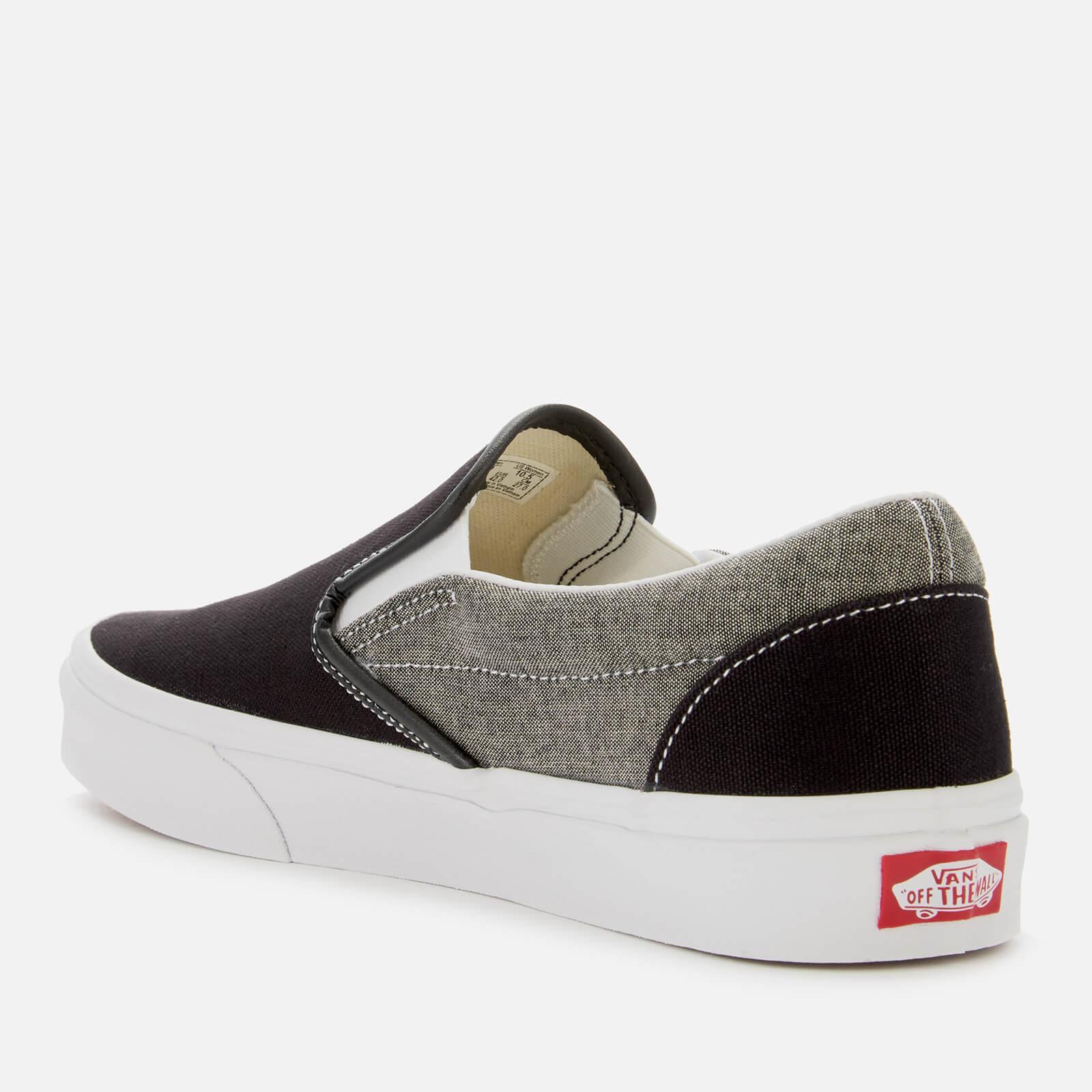 vans chambray slip on