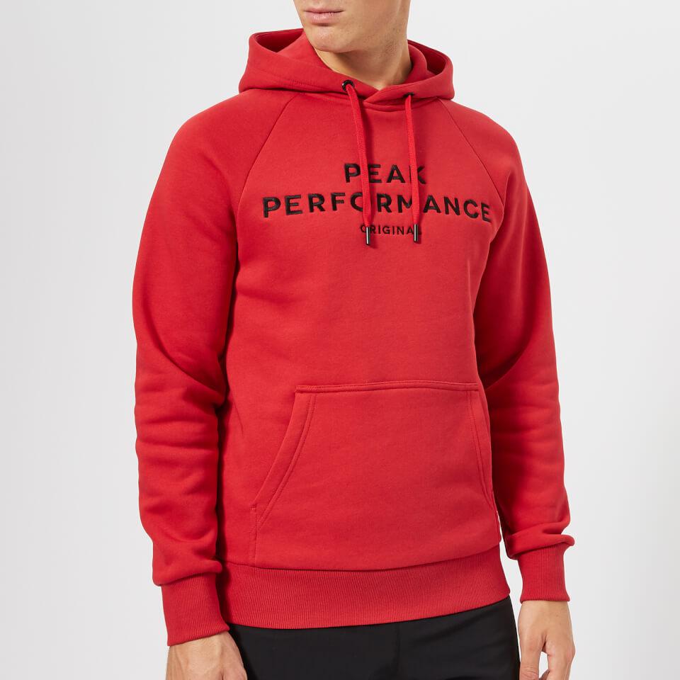 peak performance hoodie red