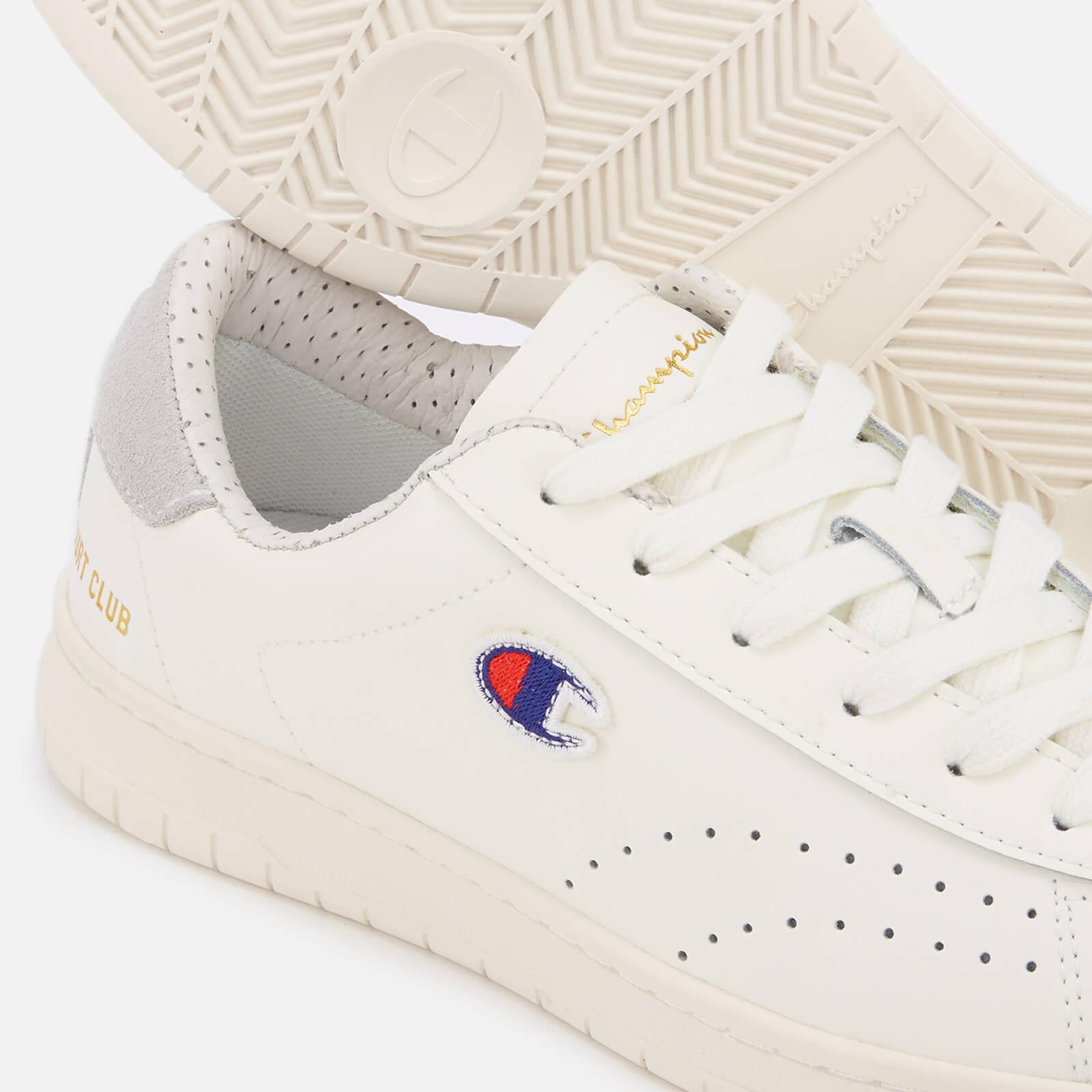Champion Leather Court Club Trainers in White | Lyst