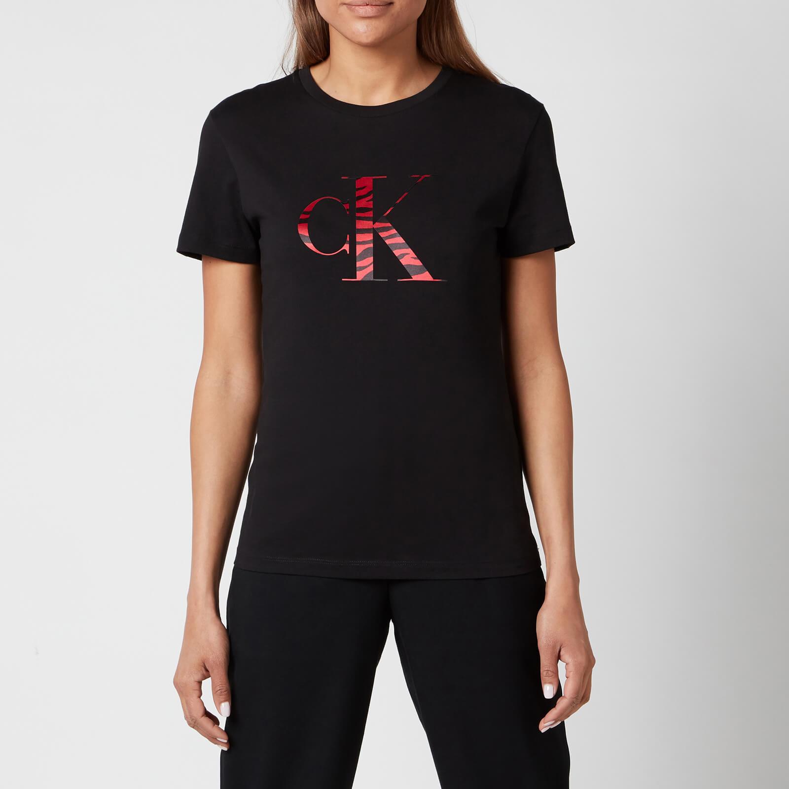 Calvin Klein Denim Zebra Ck T-shirt in Black | Lyst