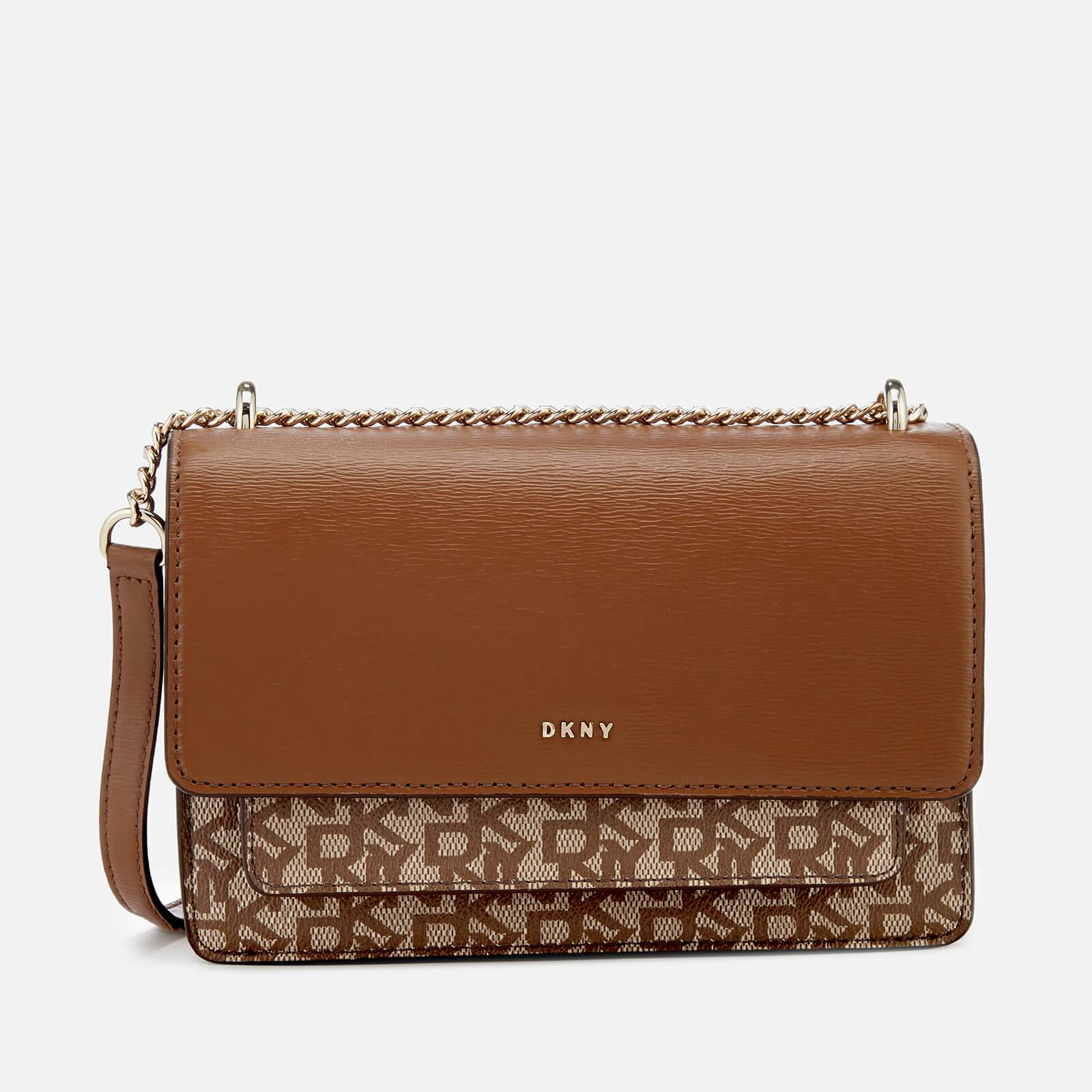 DKNY Bryant Small Chain Cross Body Bag in Brown | Lyst