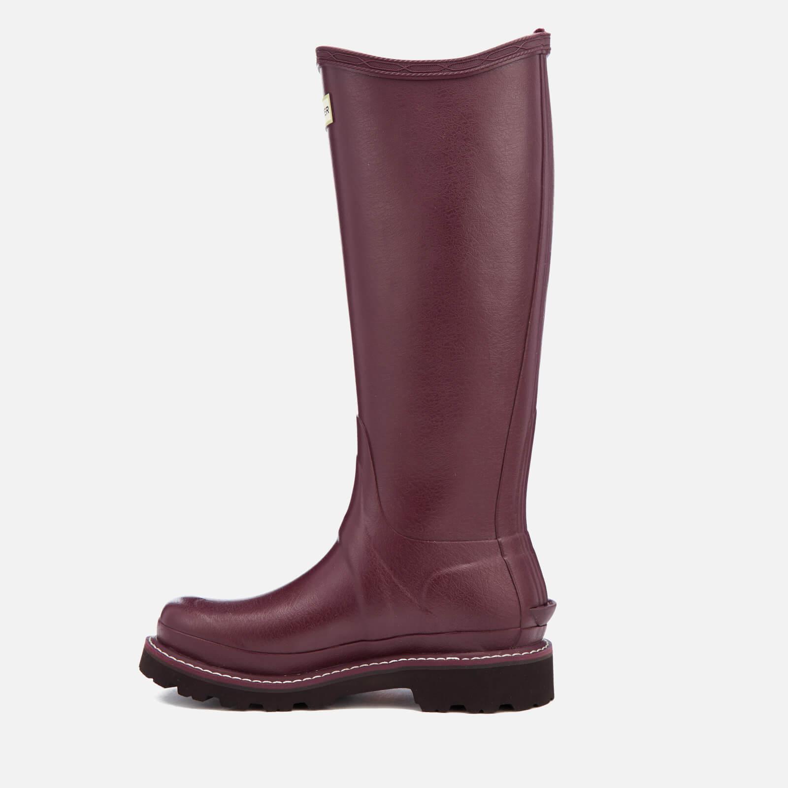 hunter leather lined wellingtons