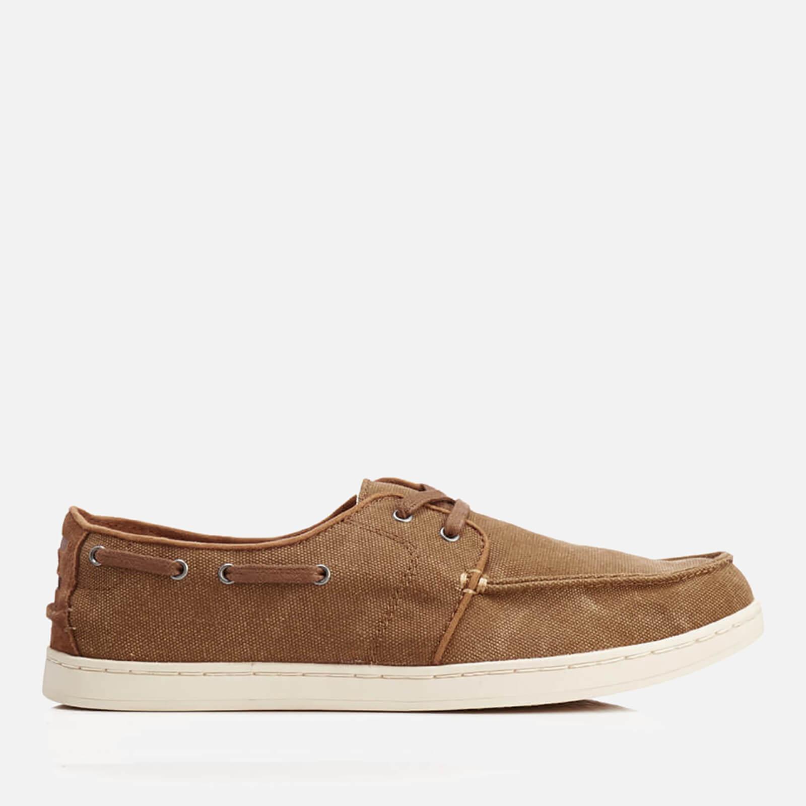TOMS Culver Linen Boat Shoes in Tan (Brown) for Men Lyst