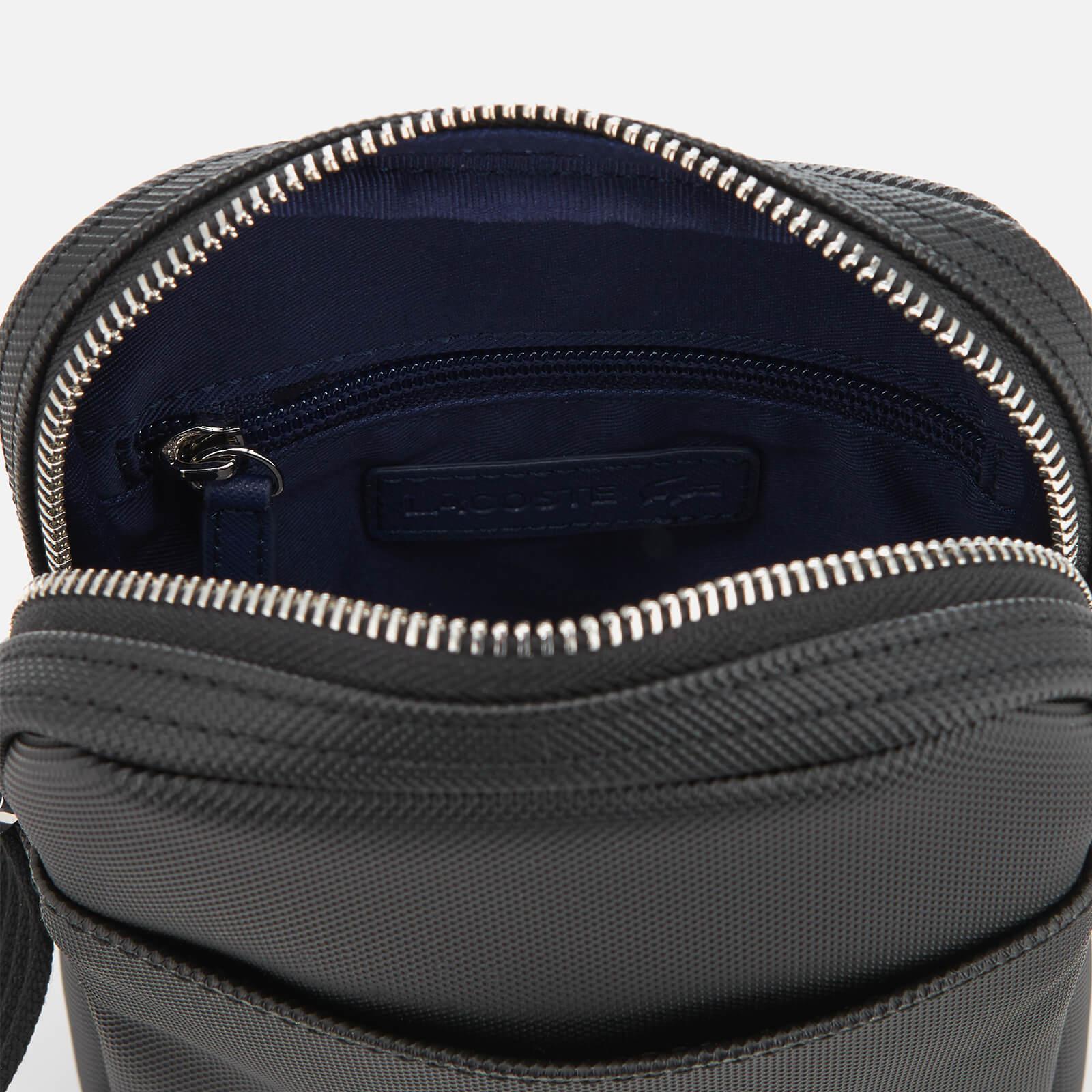 lacoste slim vertical camera bag