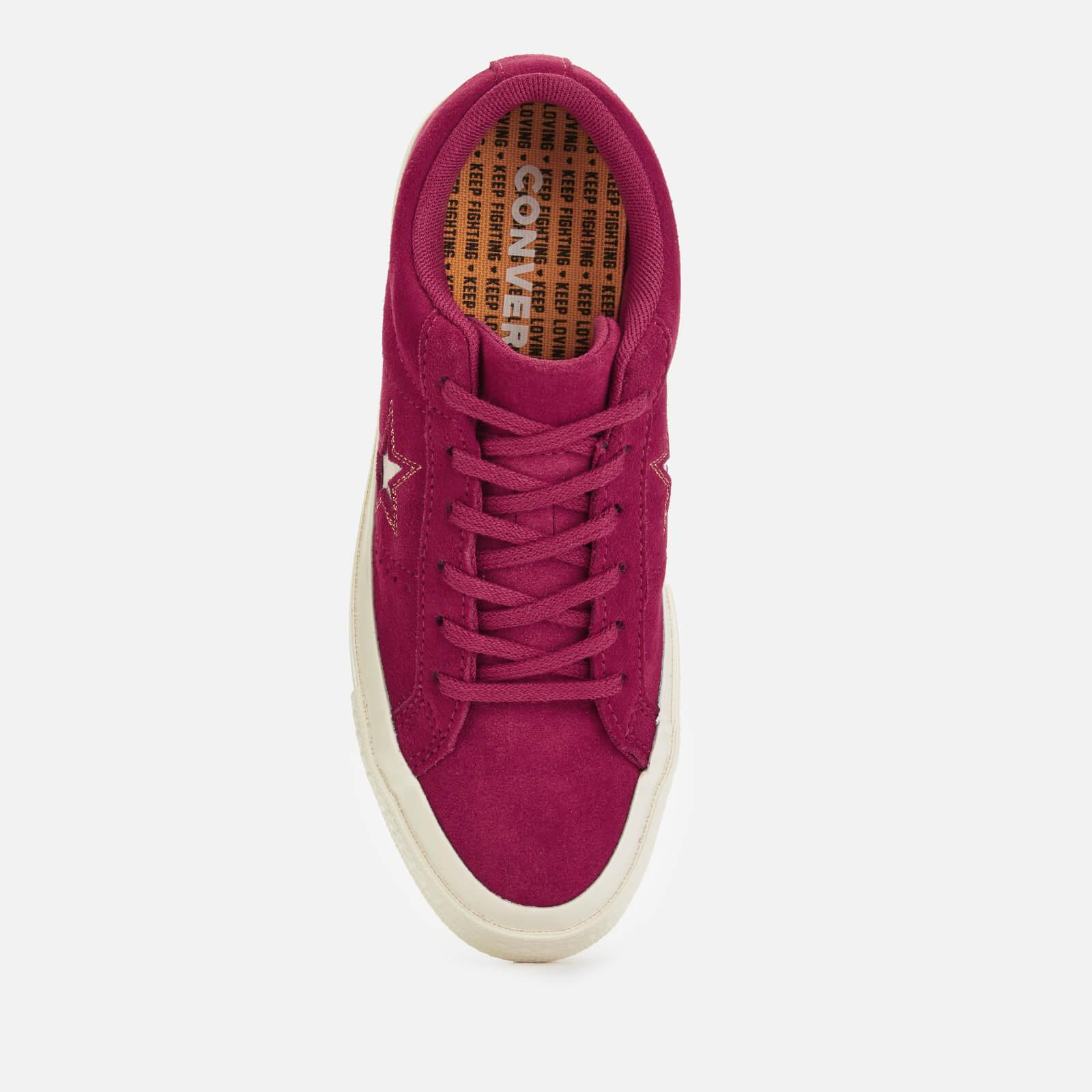 converse one star love metallic