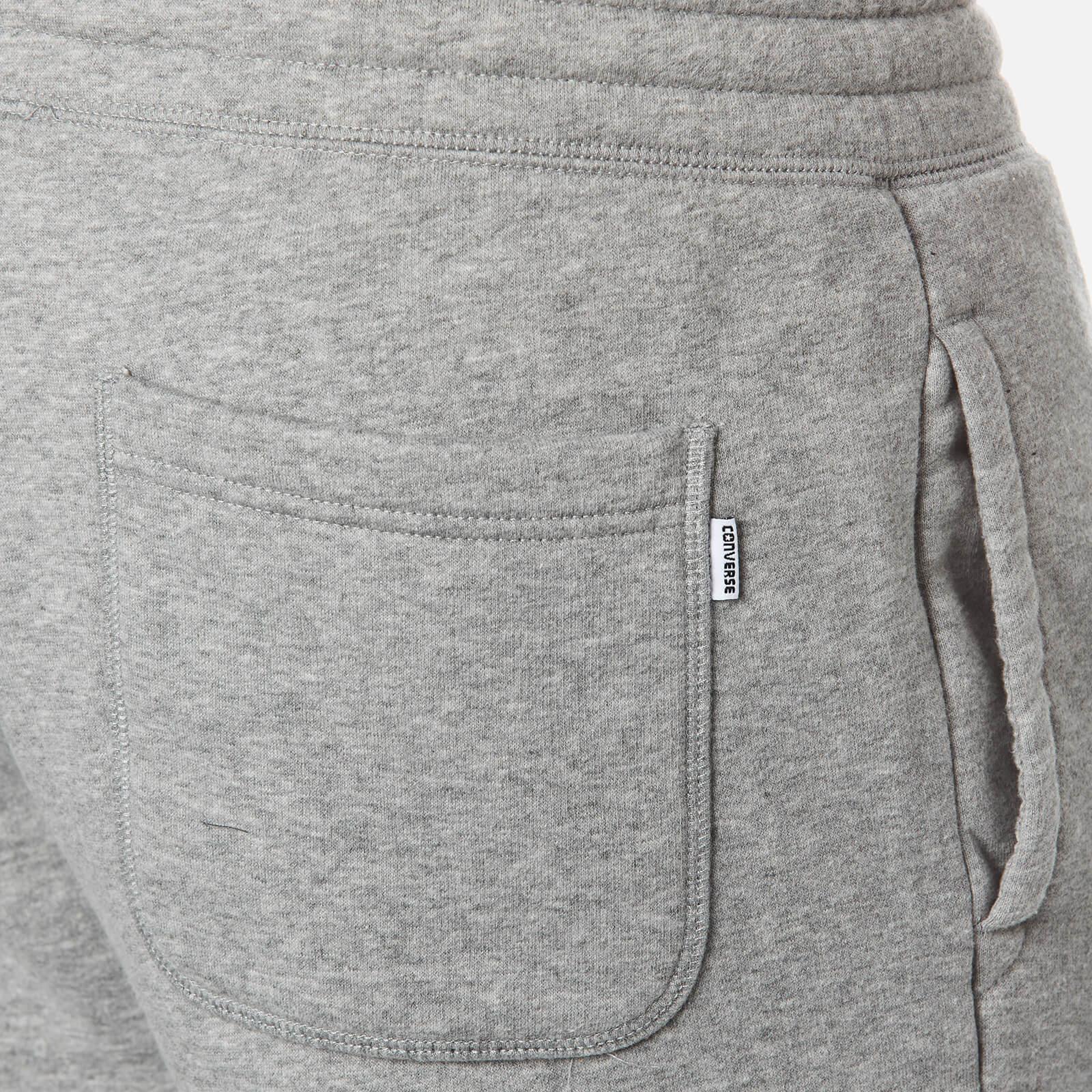reflective grey joggers