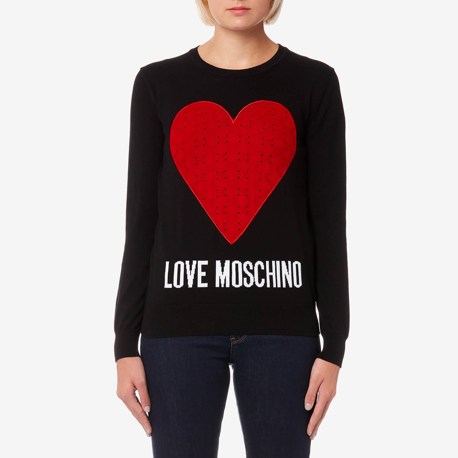 Love Moschino Cotton Heart Graphic 