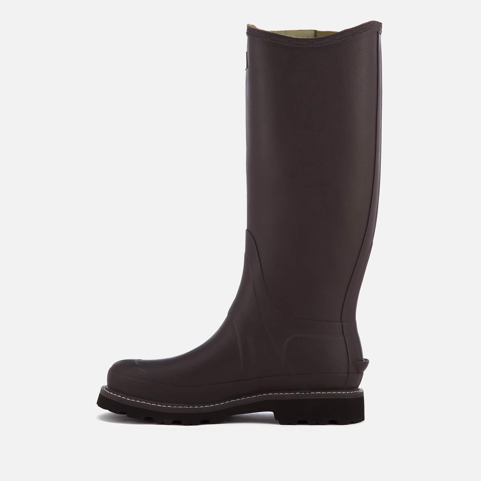 HUNTER Rubber Balmoral Side Zip Wellington Boots in Brown - Lyst