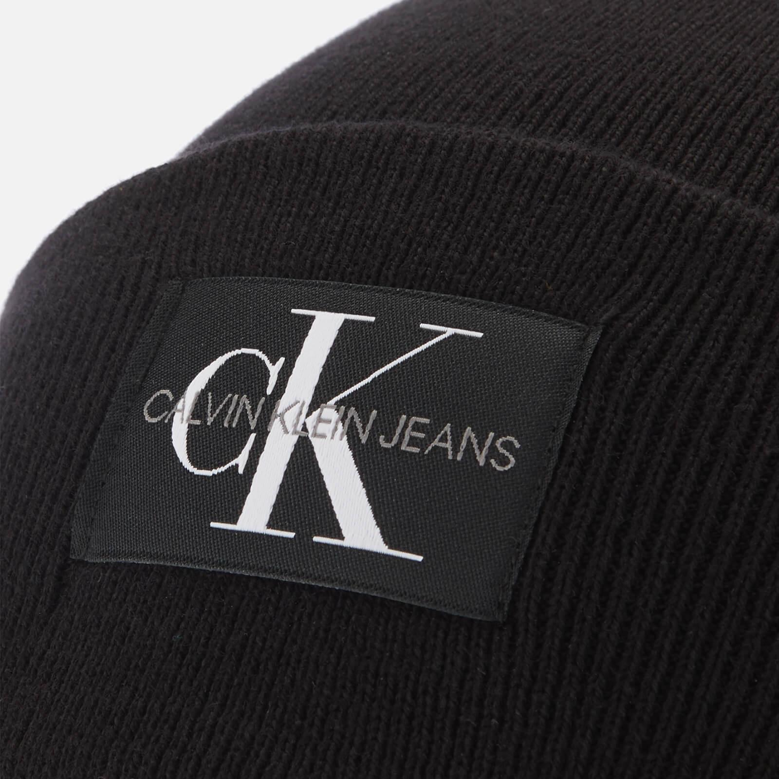 calvin klein black beanie