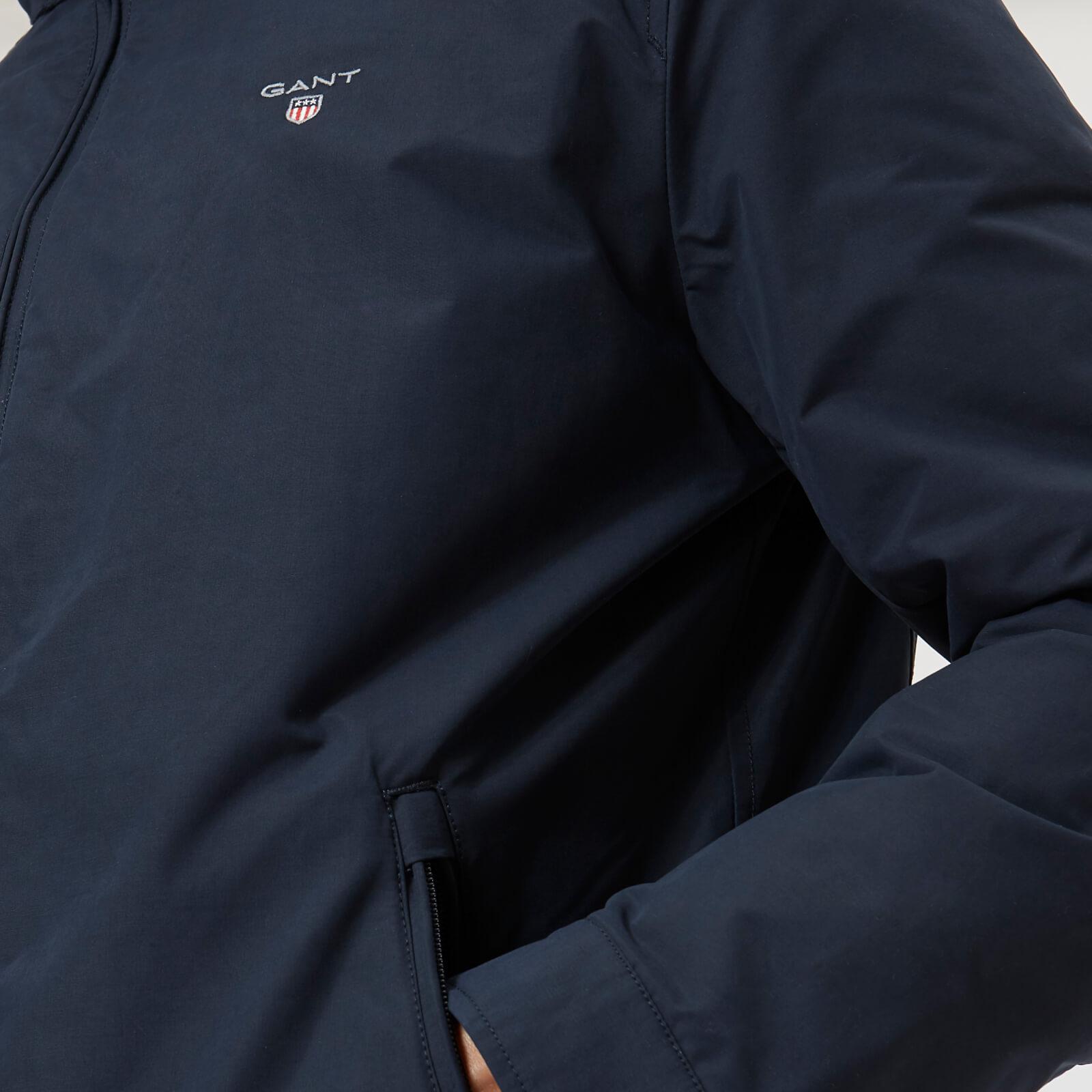 gant mid length jacket navy