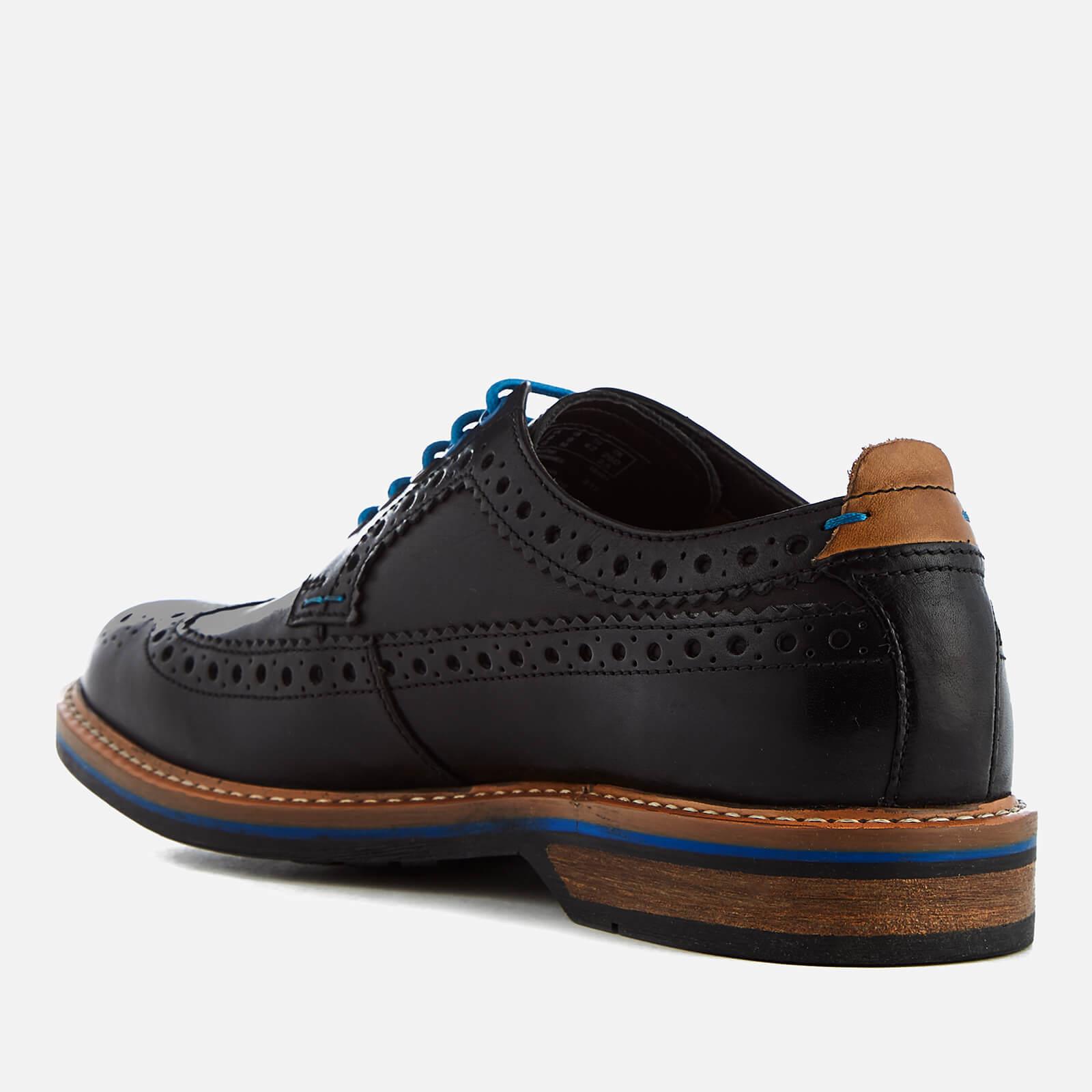 Clarks Men's Pitney Limit Leather Brogues in Black for Men | Lyst