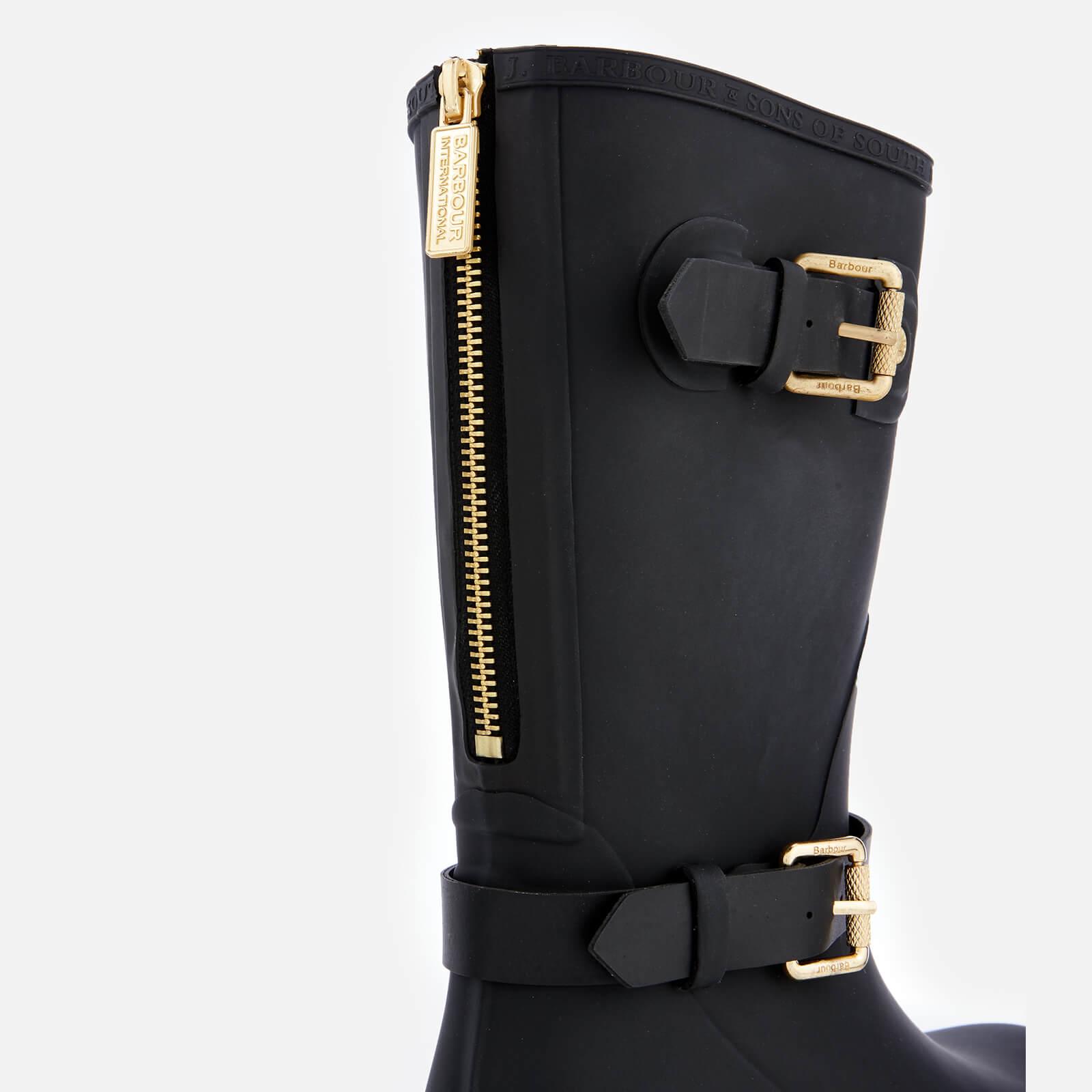 barbour biker wellies