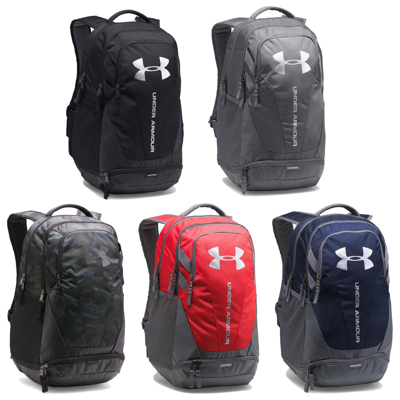 under armour hustle backpack red
