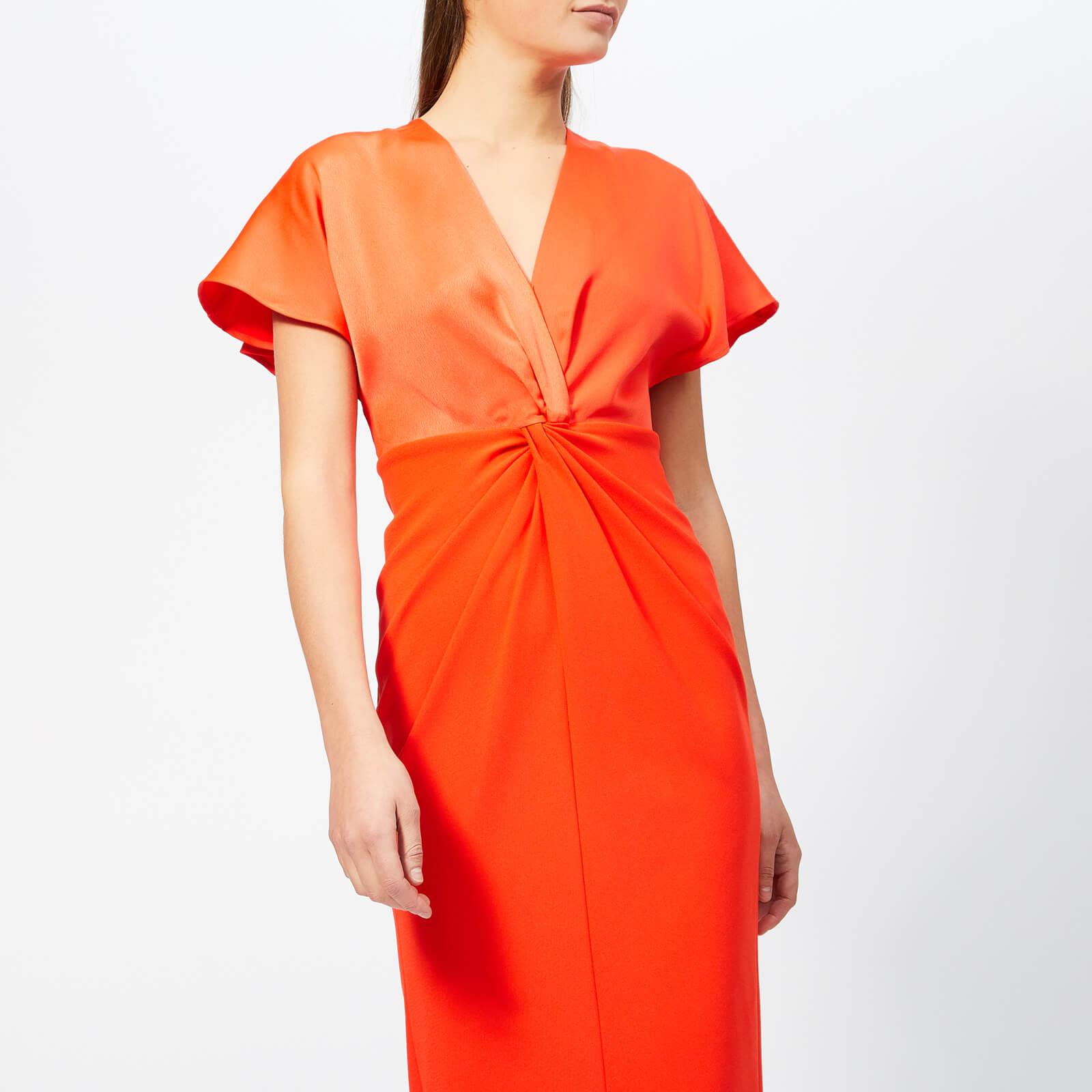 ted baker ellame wrap over bodycon dress