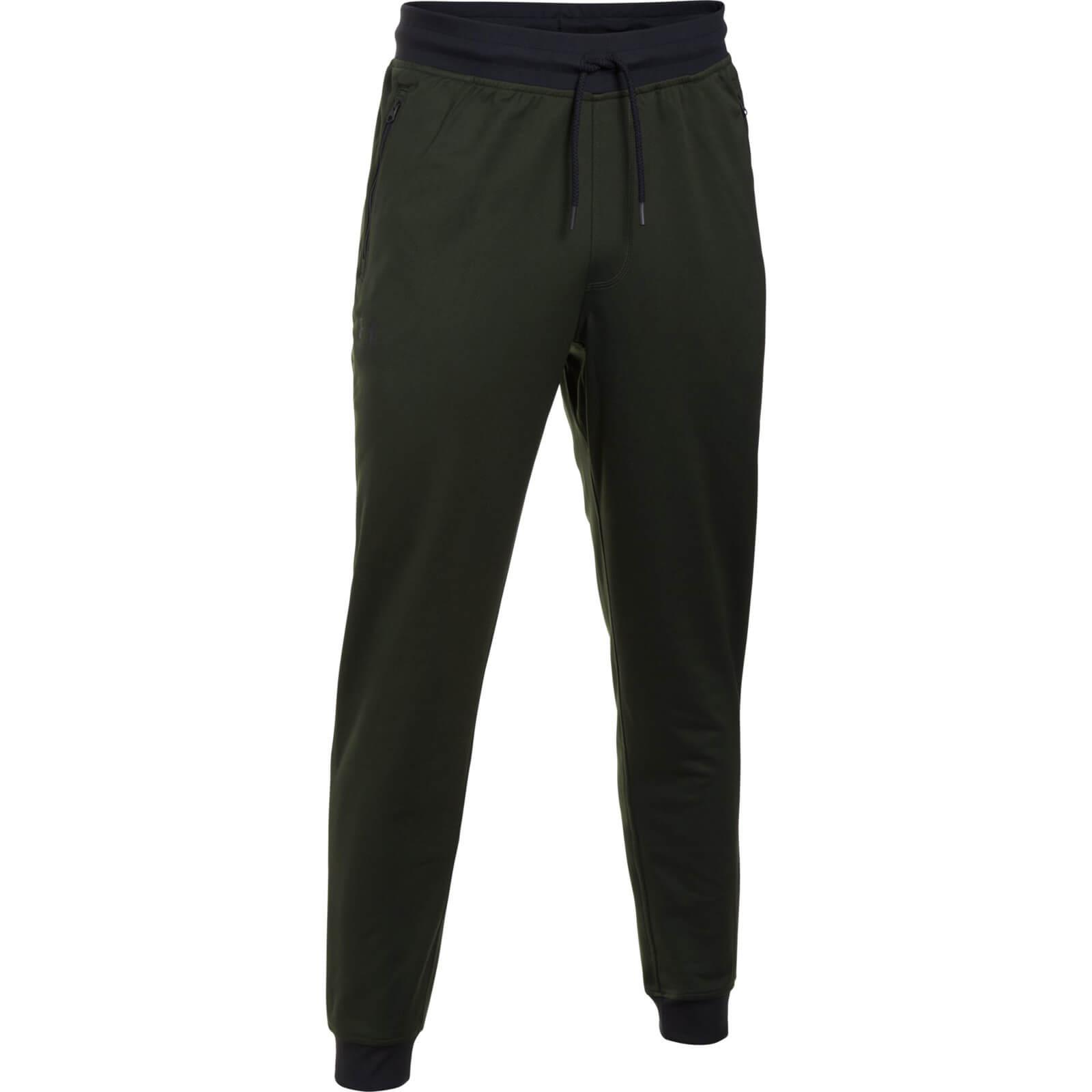 Under Armour Synthetic Sportstyle Tricot Joggers in Green for Men - Lyst