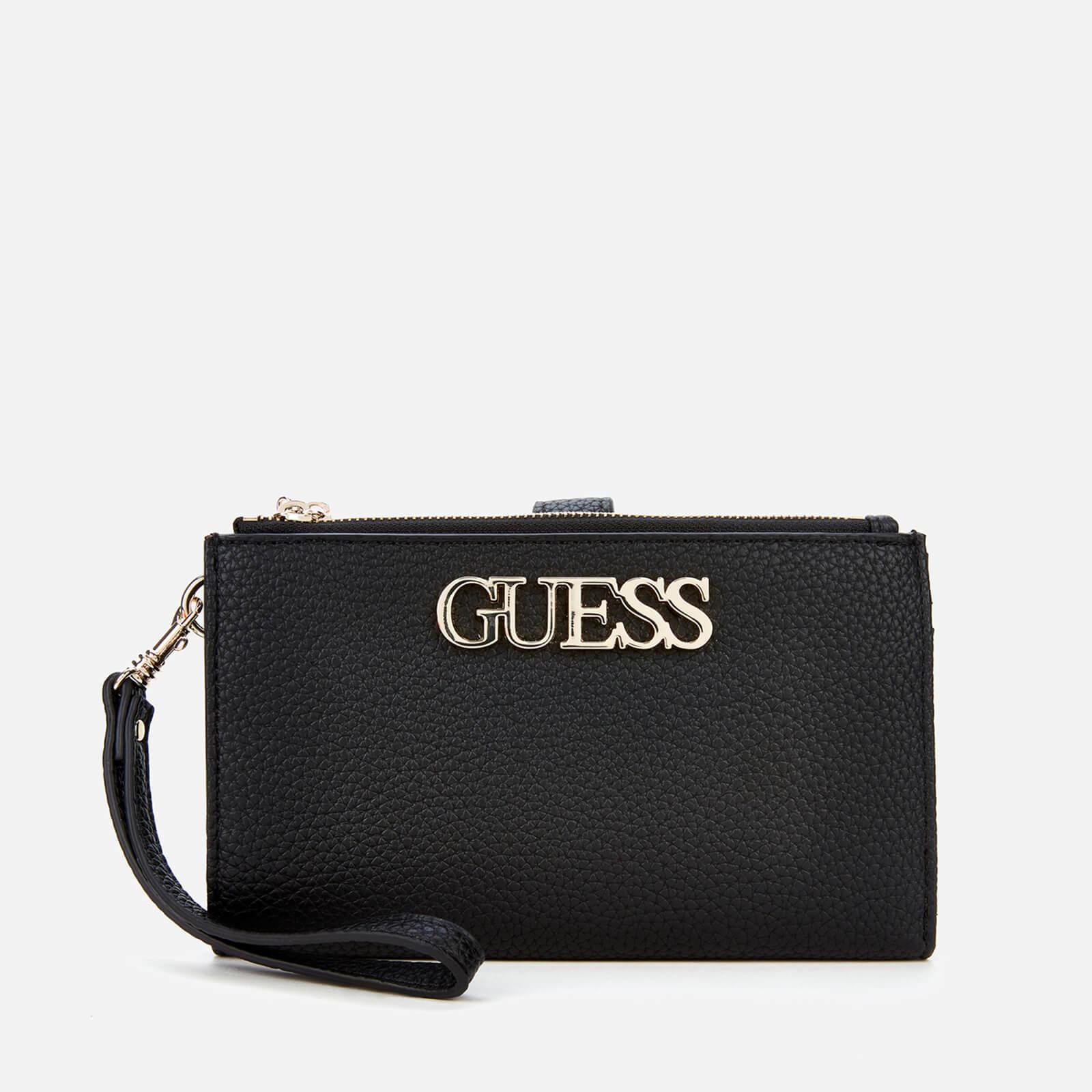 Guess Uptown Chic Double Zip Organizer Wallet in Black - Lyst